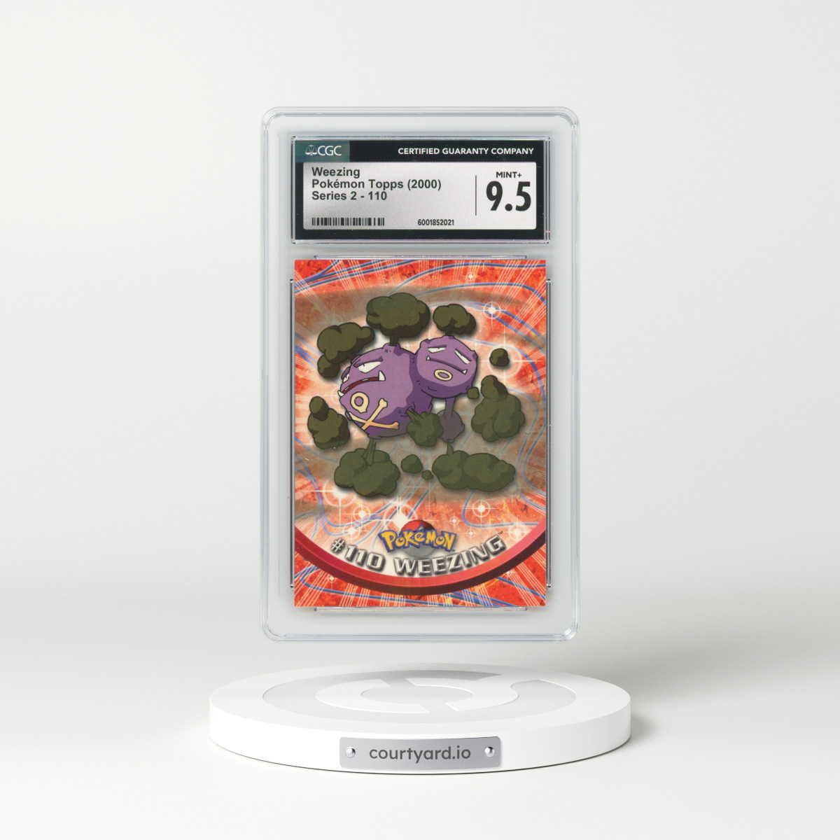 1999 Series 2 (Oval Nintendo Seal) #110 Weezing (CGC 9.5 MINT+)
