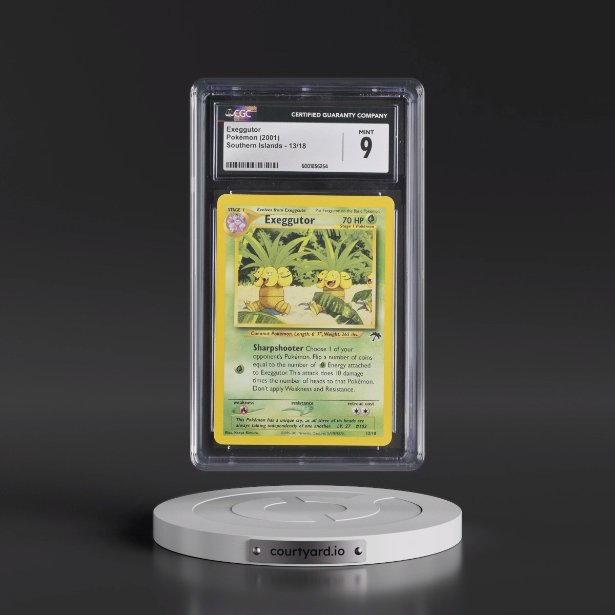 2001 Southern Islands #13/18 Exeggutor (CGC 9 MINT)