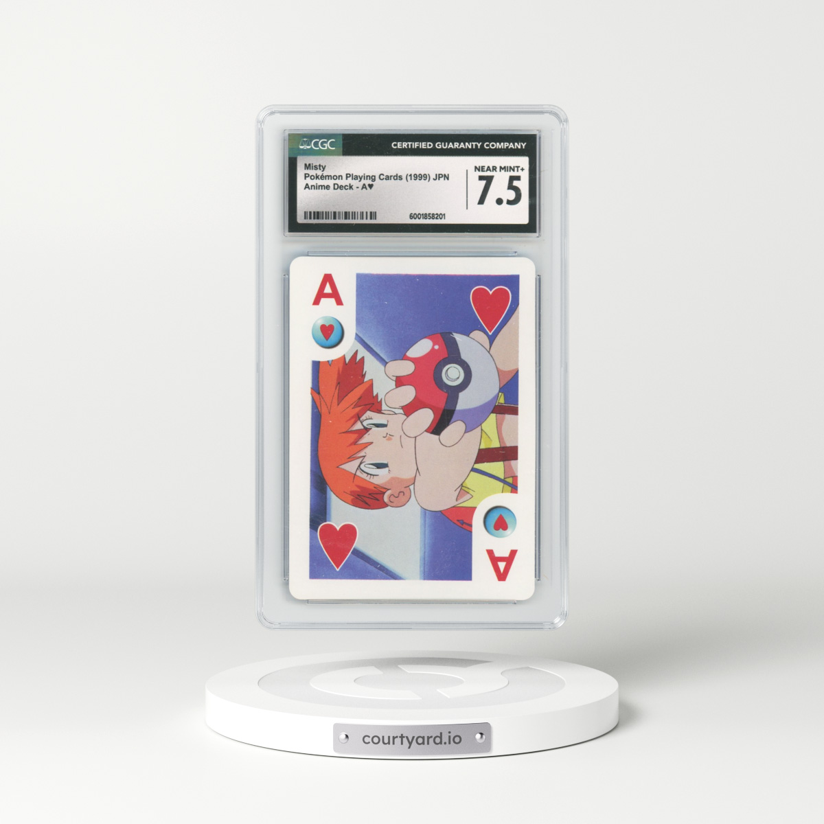 1999 Anime Deck (1999 Big Pokeball Back) #A§ Misty (CGC 7.5 NM+)