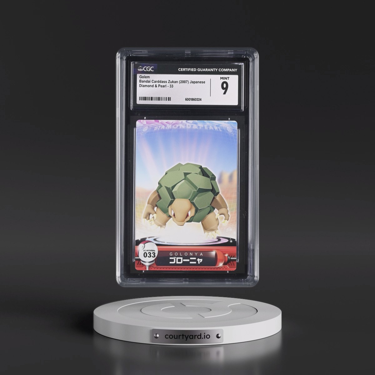 2007 Diamond & Pearl #33 Golem (CGC 9 MINT)