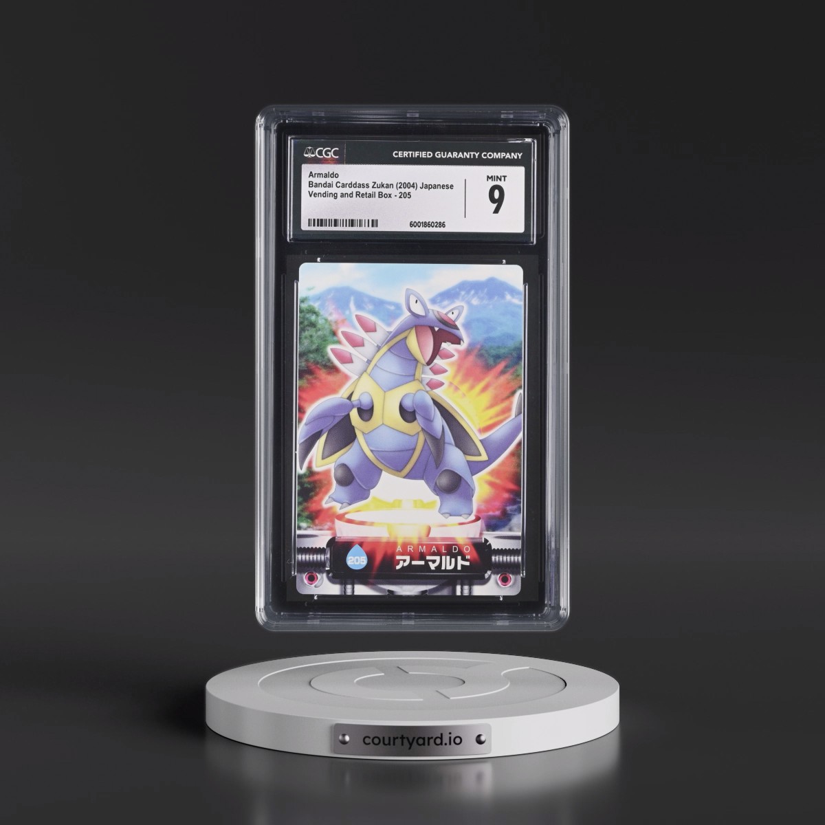 2003 Base Set (2004)(Non Bold Romanji Back) #205 Armaldo (CGC 9 MINT)