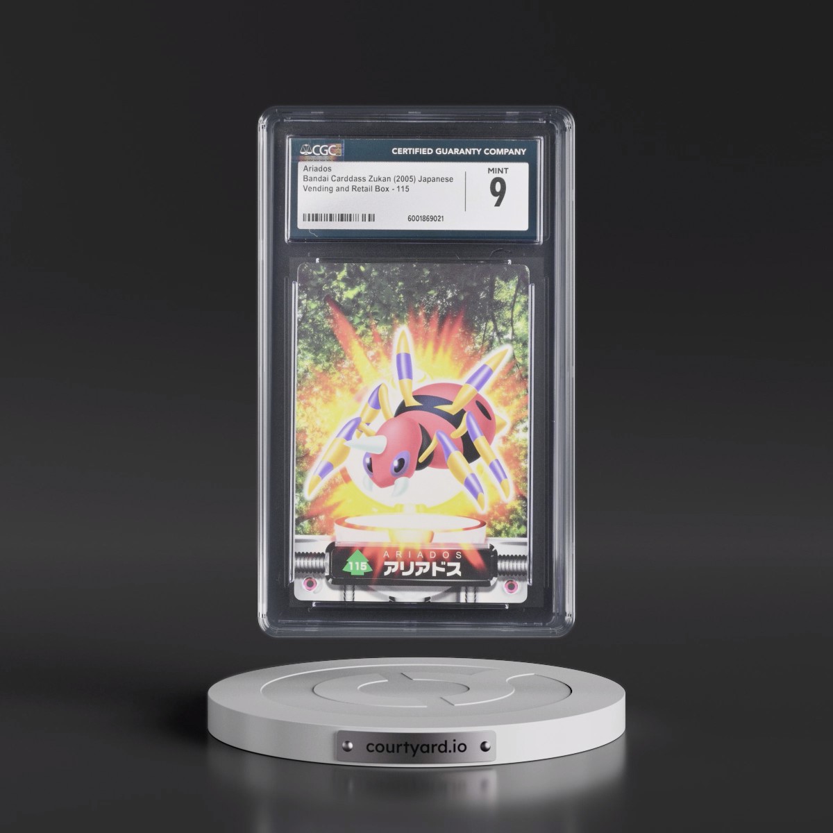 2003 Base Set (2005)(Bold Romanji Back) #115 Ariados (CGC 9 MINT)