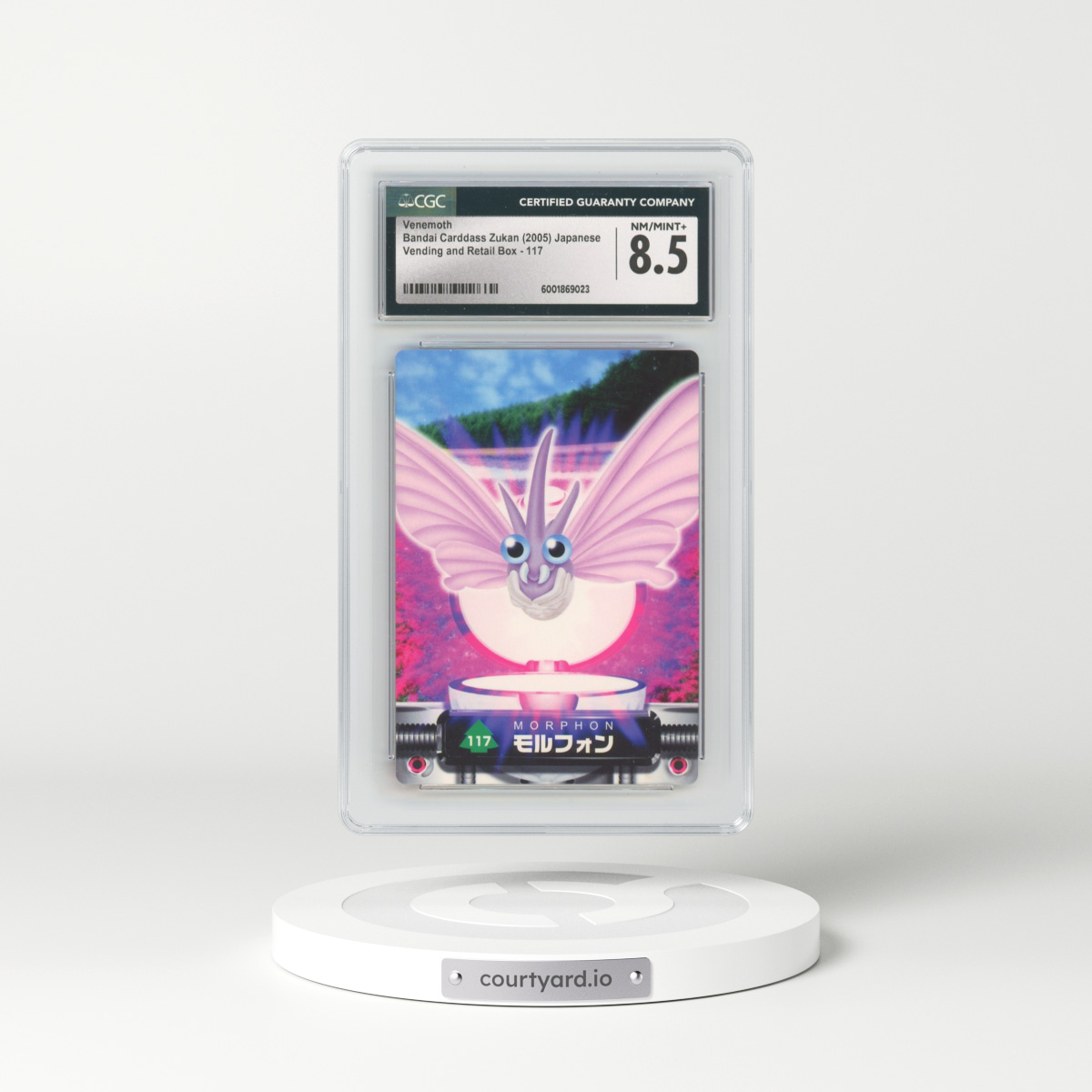 2004 Base Set (2004)(Non Bold Romanji Back) #117 Venemoth (CGC 8.5 NM-MT+)