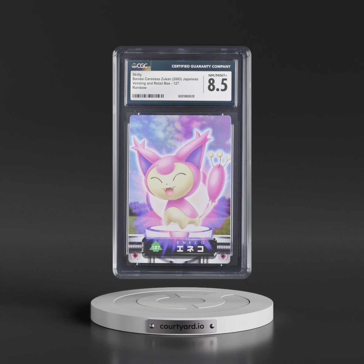 2003 Base Set (2004)(Non Bold Romanji Back) #127 Skitty - Rainbow (CGC 8.5 NM-MT+)