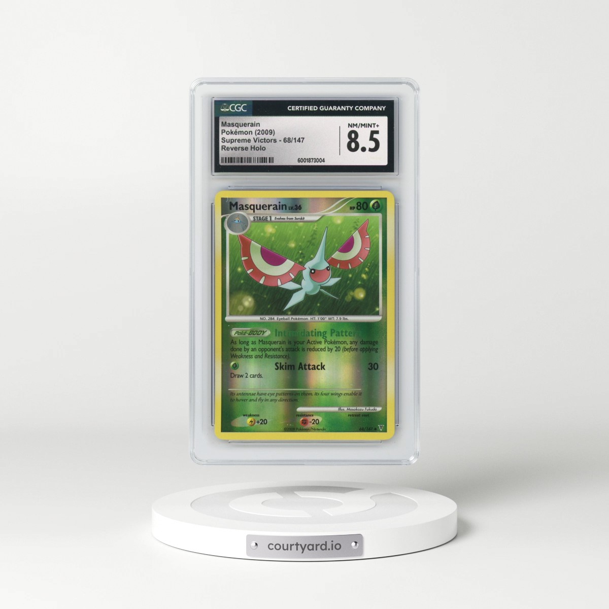 2009 Supreme Victors #68/147 Masquerain - Reverse Holo (CGC 8.5 NM-MT+)