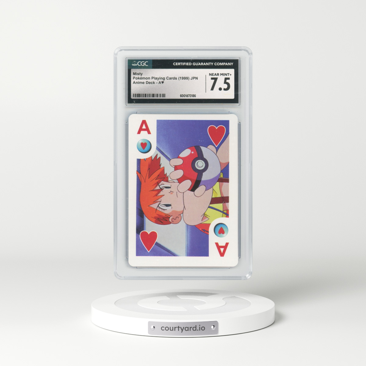 1999 Anime Deck (1999 Big Pokeball Back) #A§ Misty (CGC 7.5 NM+)