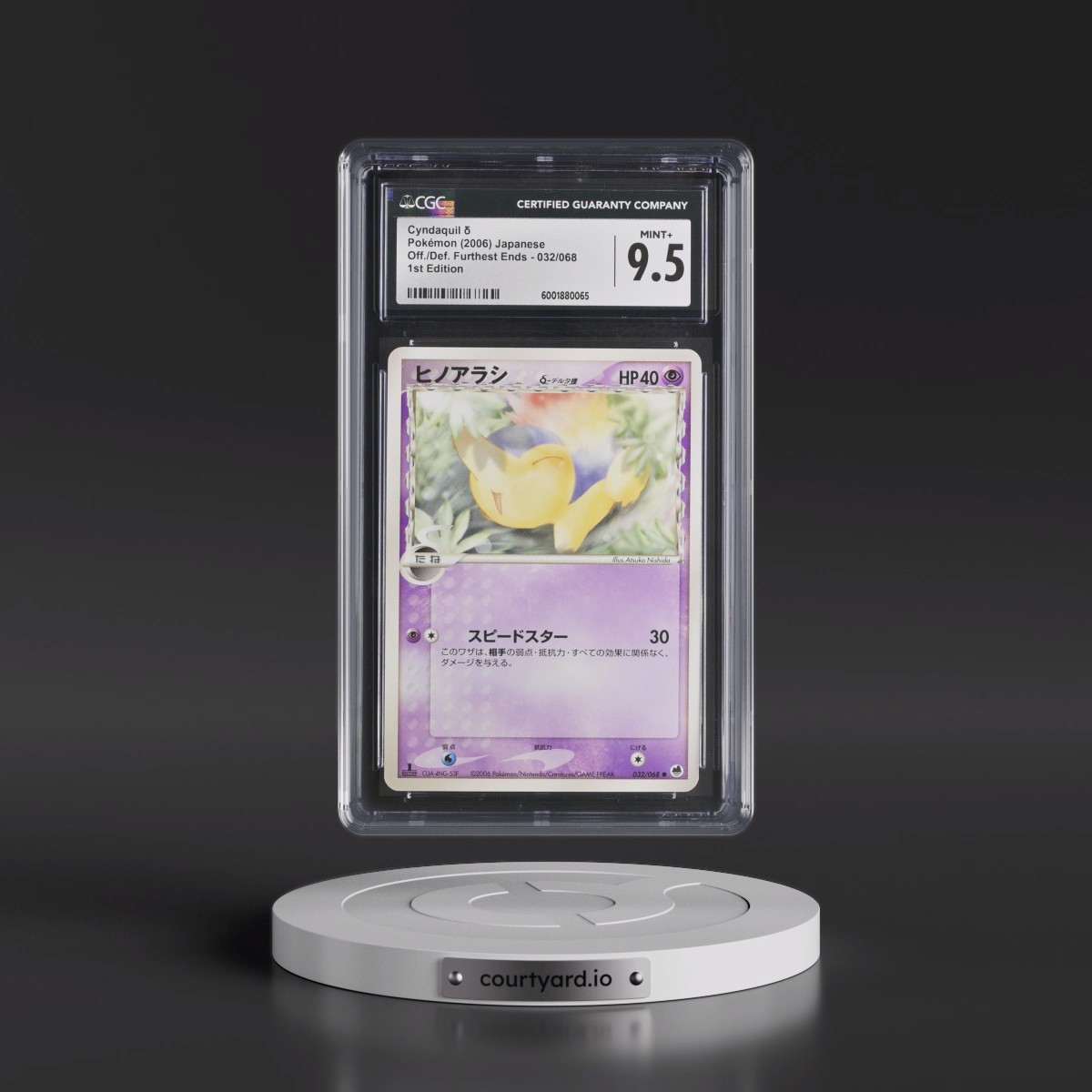 2006 Offense & Defense of the Furthest Ends #032/068 Cyndaquil δ - 1st Edition (CGC 9.5 MINT+)