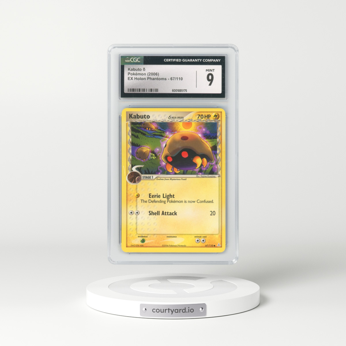 2006 EX Holon Phantoms #67/110 Kabuto δ (CGC 9 MINT)