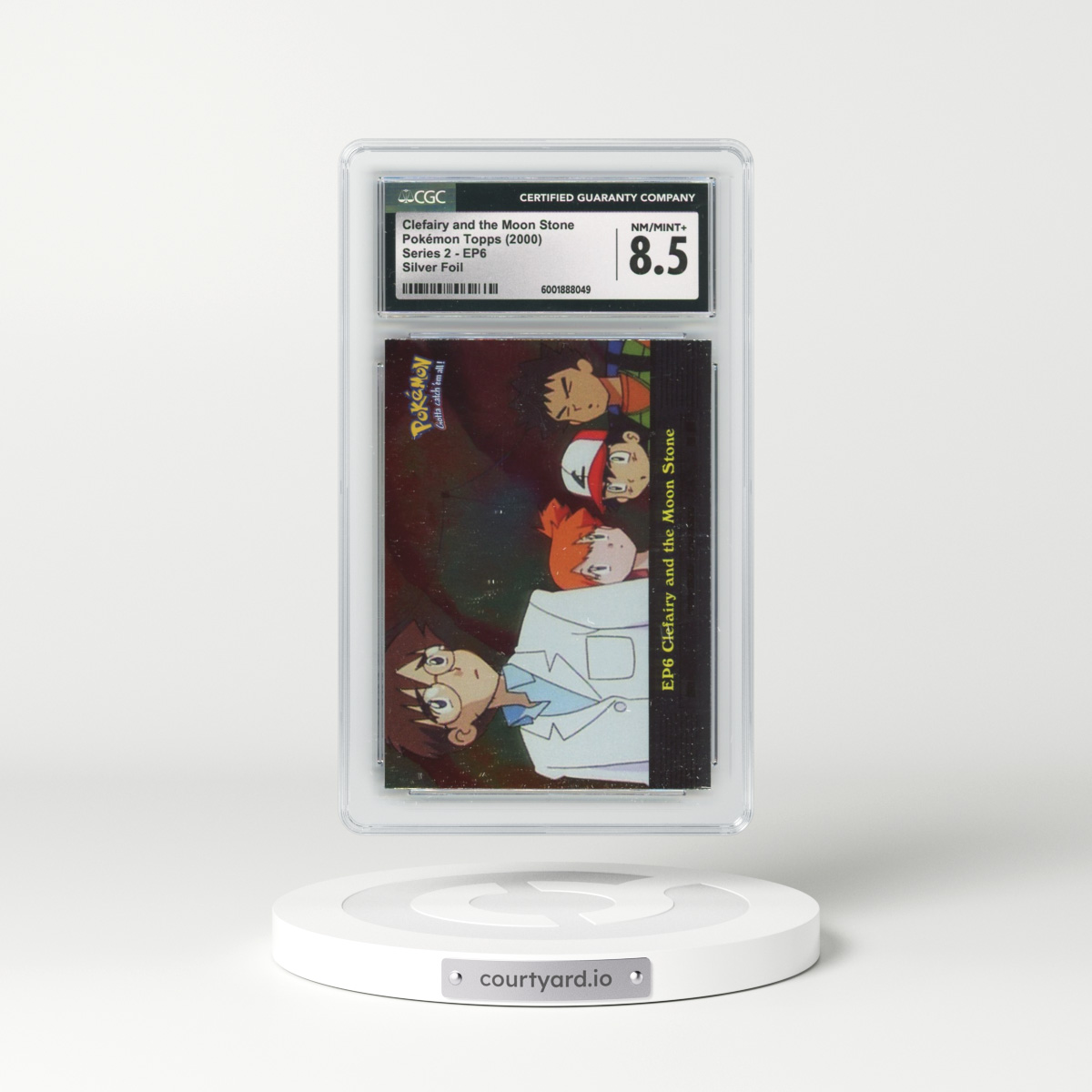 1999 Series 2 (Oval Nintendo Seal) #EP6 Clefairy and the Moon Stone - Silver Foil (CGC 8.5 NM-MT+)