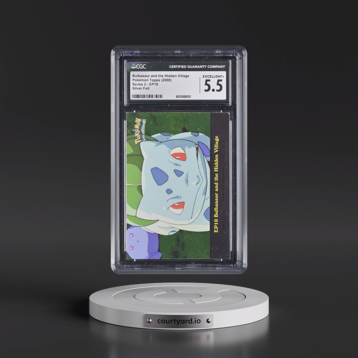 1999 Series 2 (Oval Nintendo Seal) #EP10 Bulbasaur and the Hidden Village - Silver Foil (CGC 5.5 EX+)