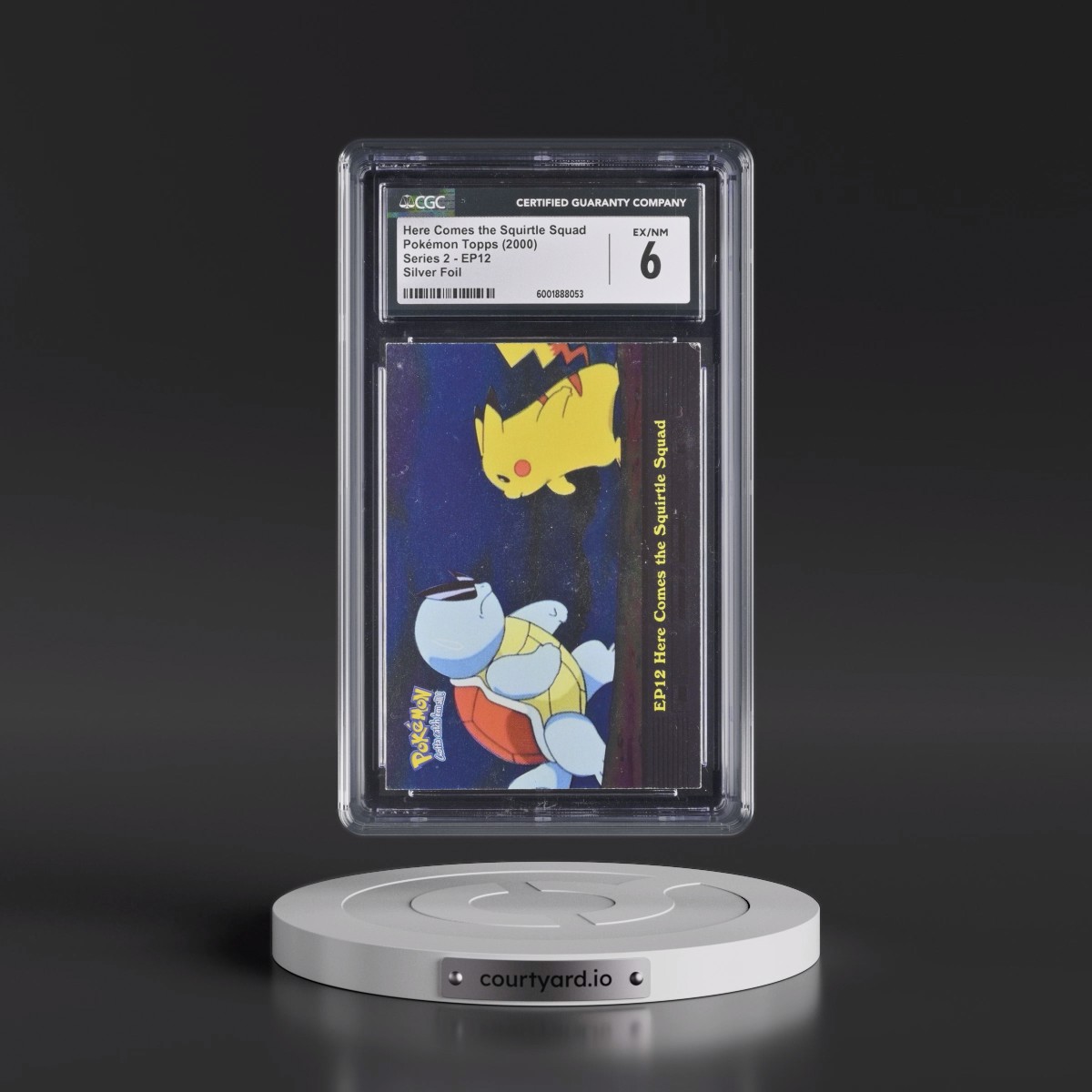 1999 Series 2 (Oval Nintendo Seal) #EP12 Here Comes the Squirtle Squad - Silver Foil (CGC 6 EX-NM)