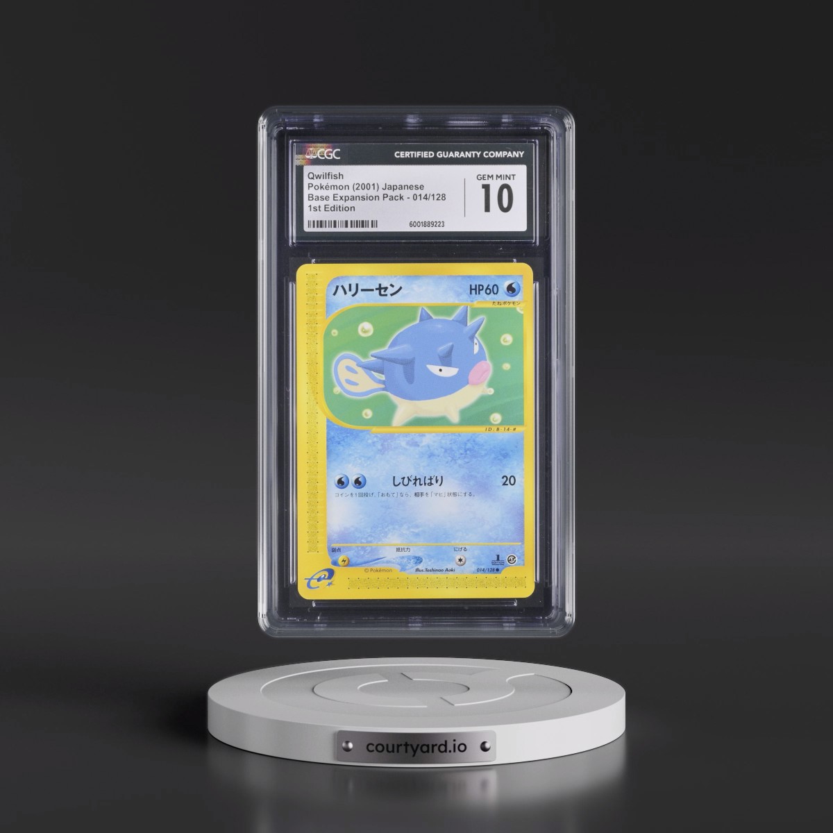 2001 Base Expansion Pack #014/128 Qwilfish - 1st Edition (CGC 10 GEM MINT)