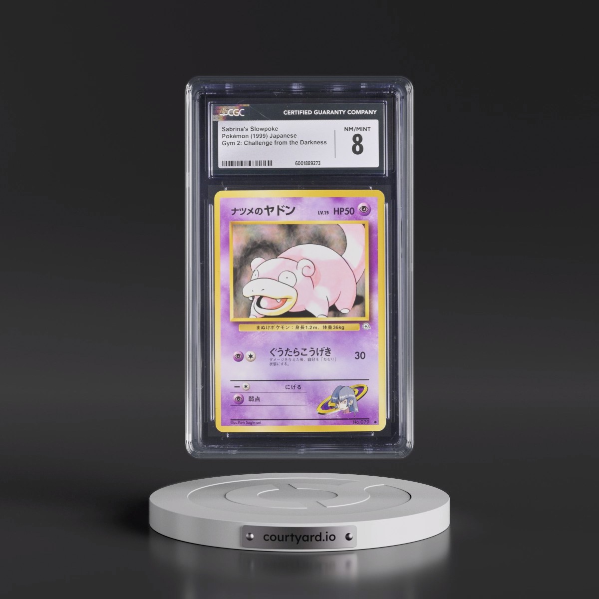 1999 Gym 2: Challenge from the Darkness Sabrina's Slowpoke (CGC 8 NM-MT)