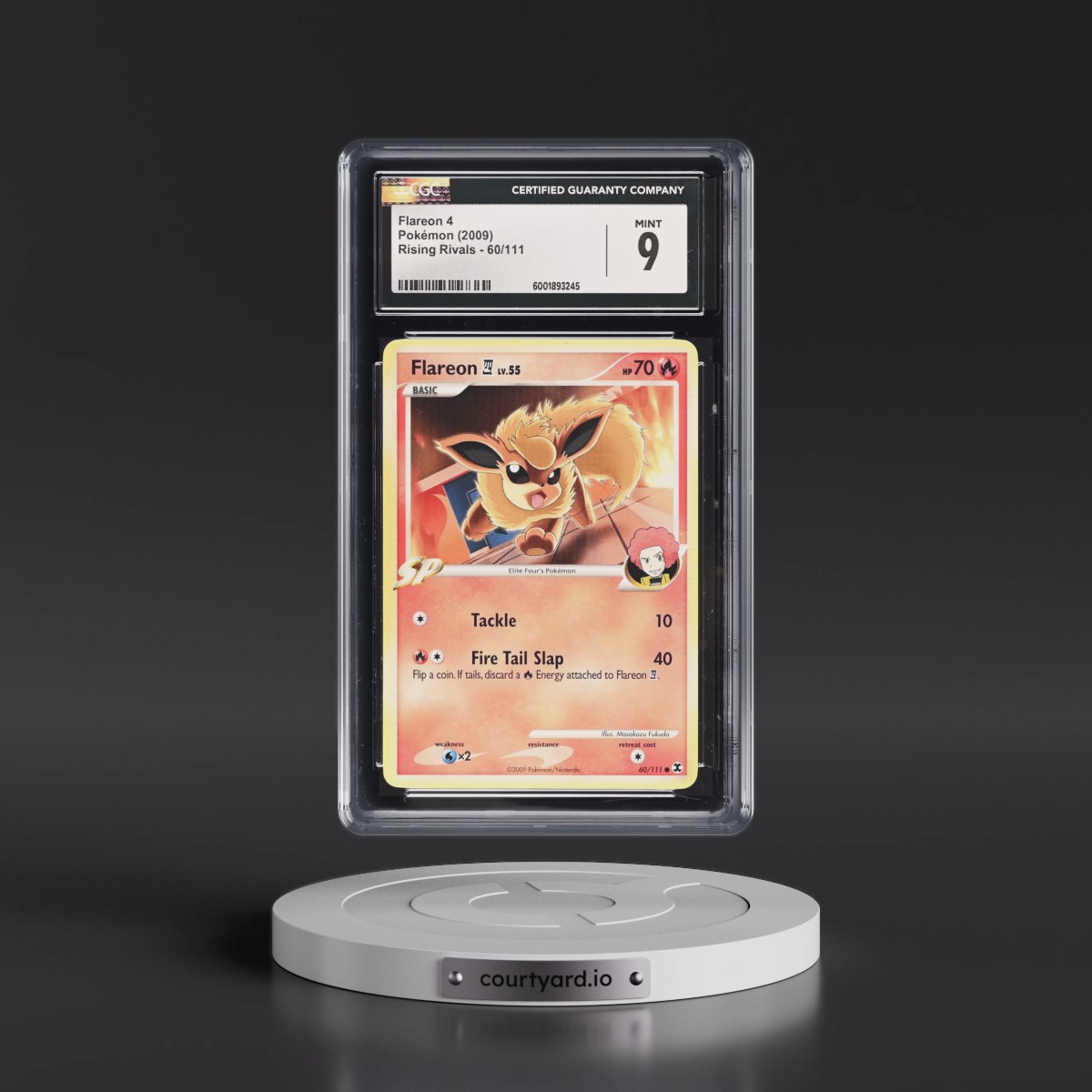 2009 Rising Rivals #60/111 Flareon 4 (CGC 9 MINT)