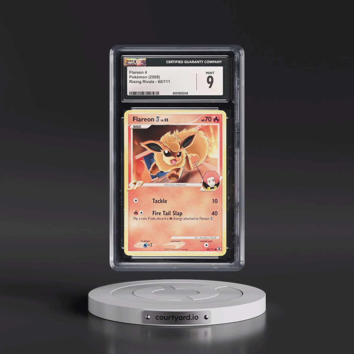 2009 Rising Rivals #60/111 Flareon 4 (CGC 9 MINT)