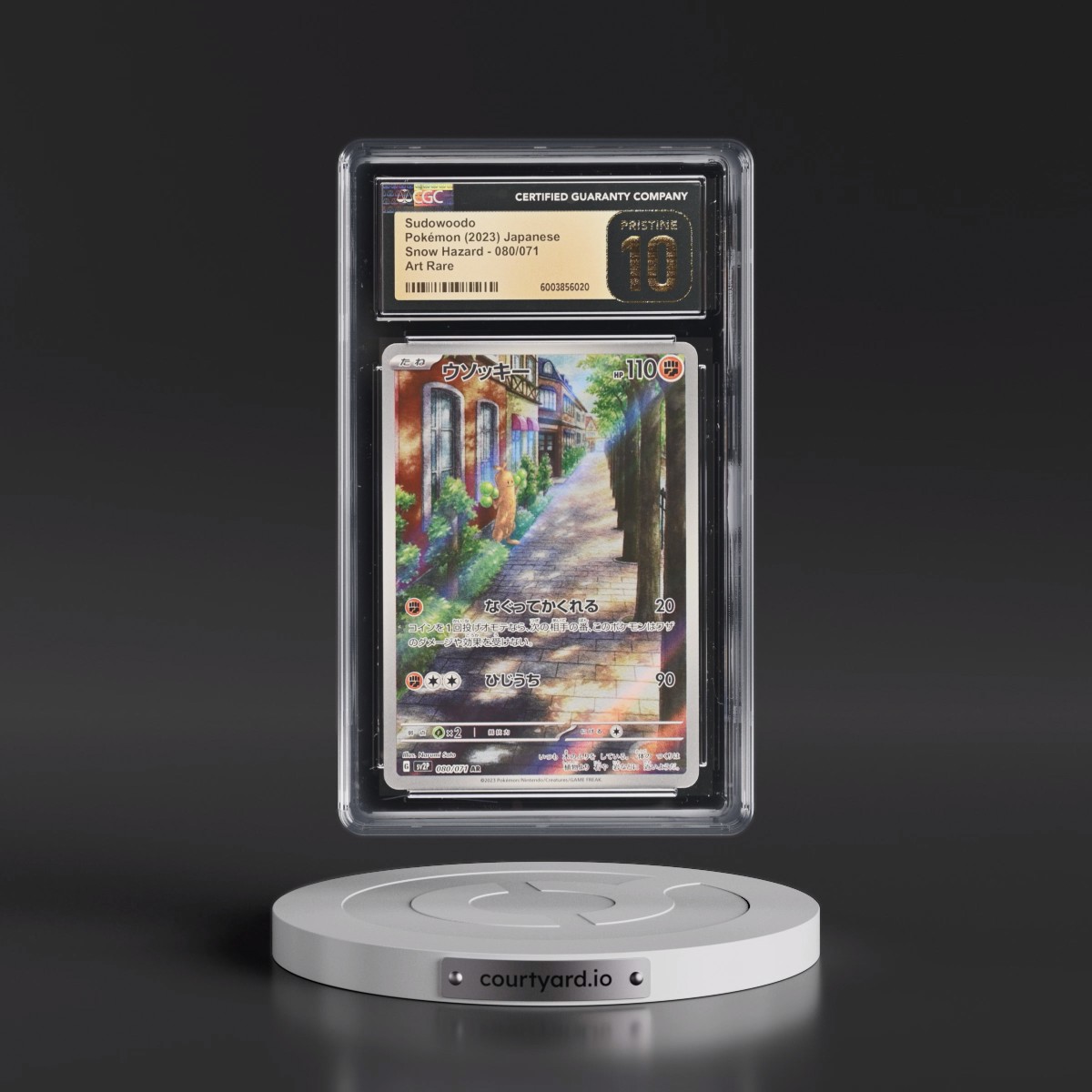 2023 Snow Hazard #080/071 Sudowoodo - Art Rare Holo (CGC 10 PRISTINE)