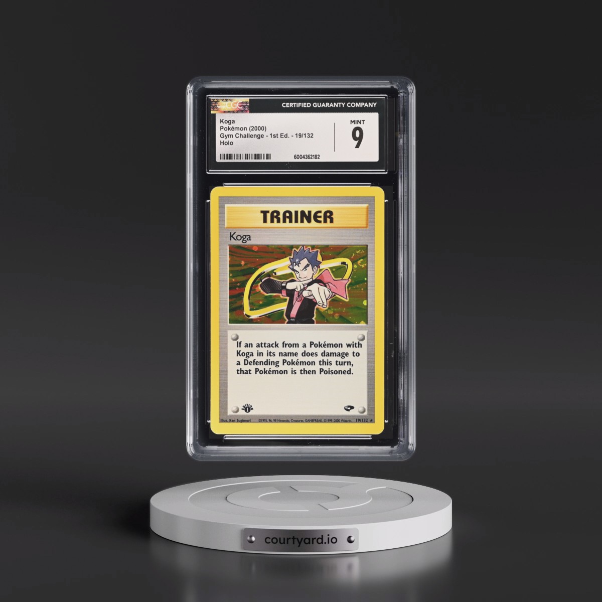2000 Gym Challenge #19/132 Koga - 1st Edition Holo (CGC 9 MINT)