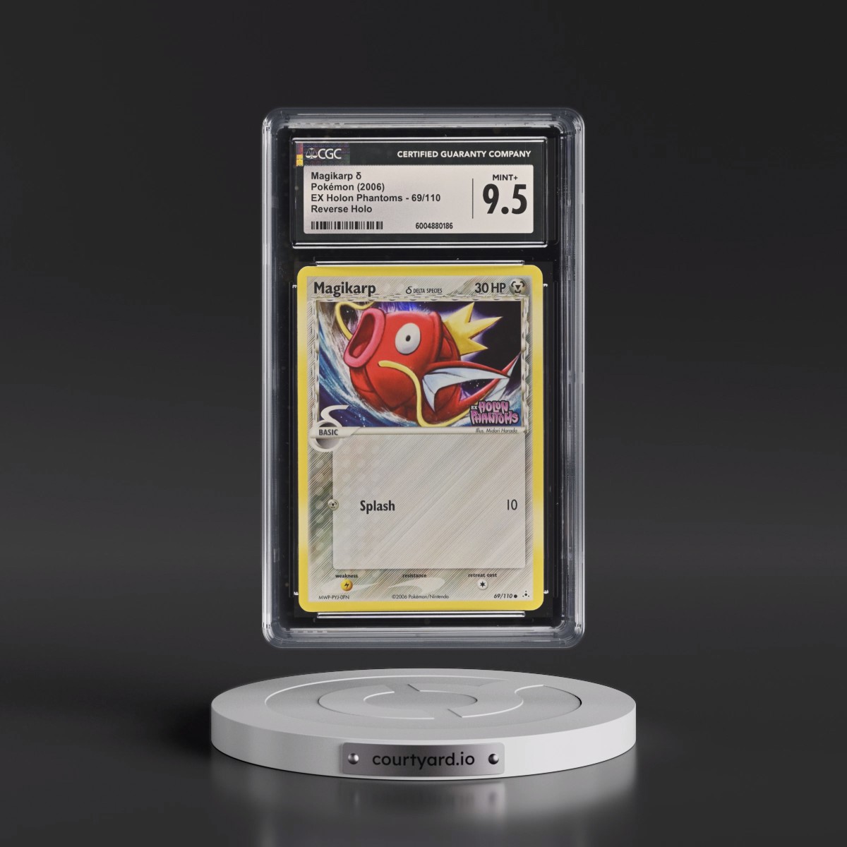 2006 EX Holon Phantoms #69/110 Magikarp δ - Reverse Holo (CGC 9.5 MINT+)