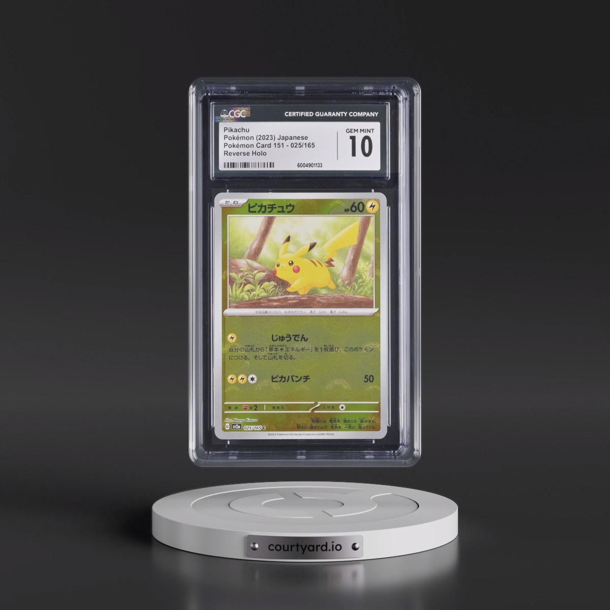 2023 Pokémon Card 151 #025/165 Pikachu - Reverse Holo Poké Ball (CGC 10 GEM MINT)
