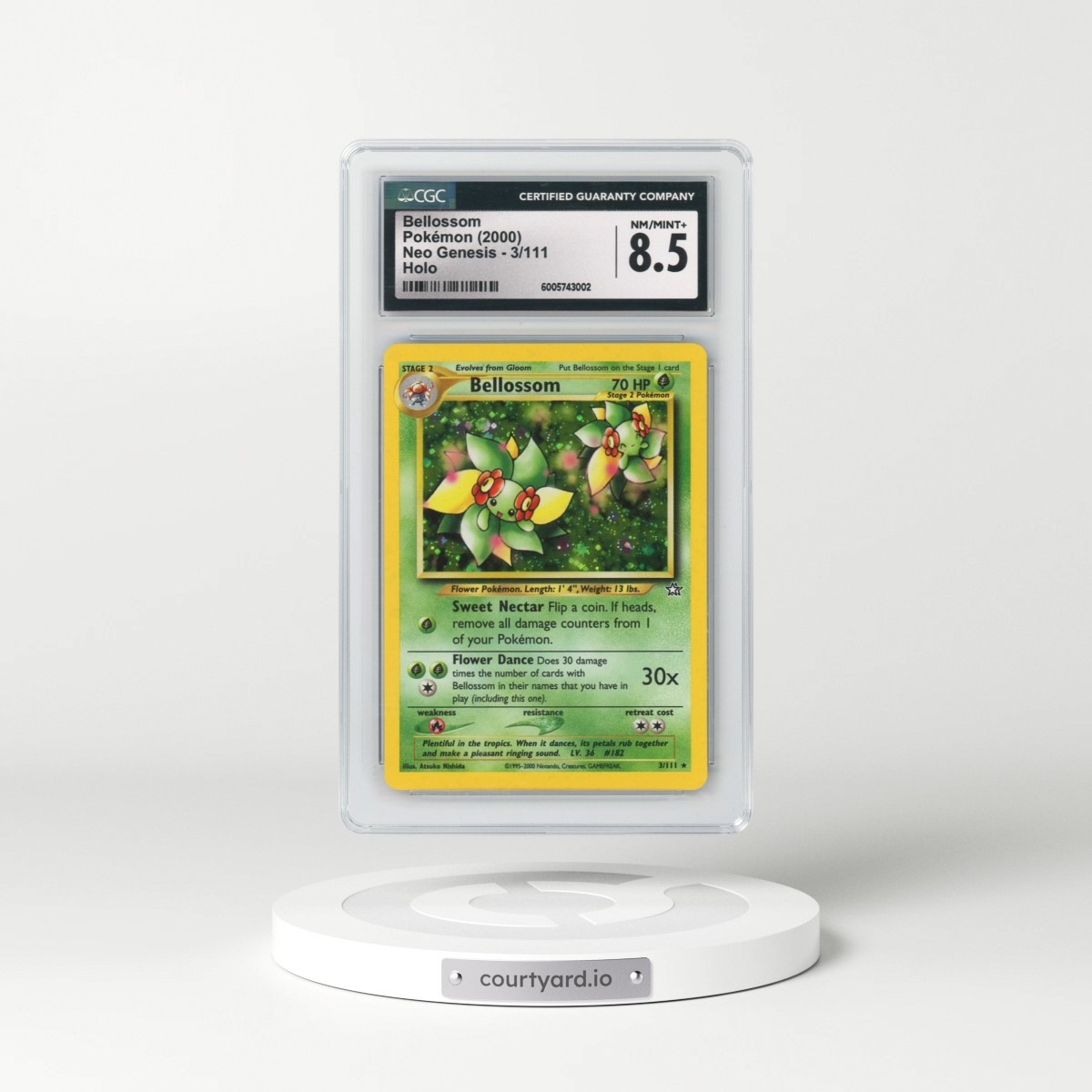 2000 Neo Genesis #3/111 Bellossom - Holo (CGC 8.5 NM-MT+)