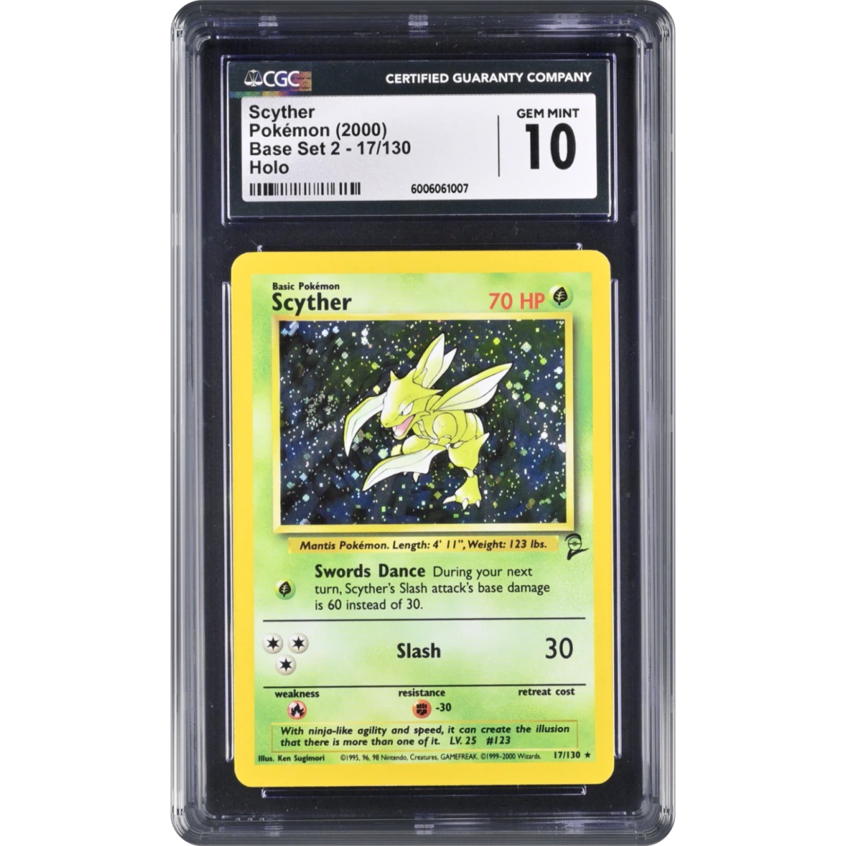 Scyther card artwork