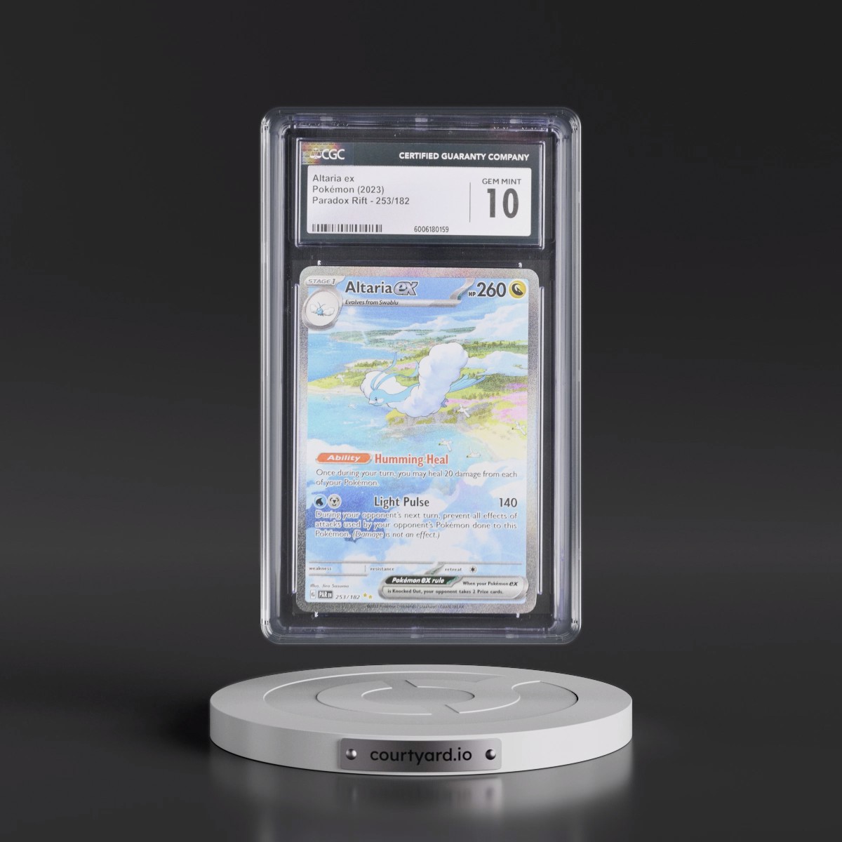 2023 Paradox Rift - PAR EN #253/182 Altaria ex - Special Illustration Rare (CGC 10 GEM MINT)
