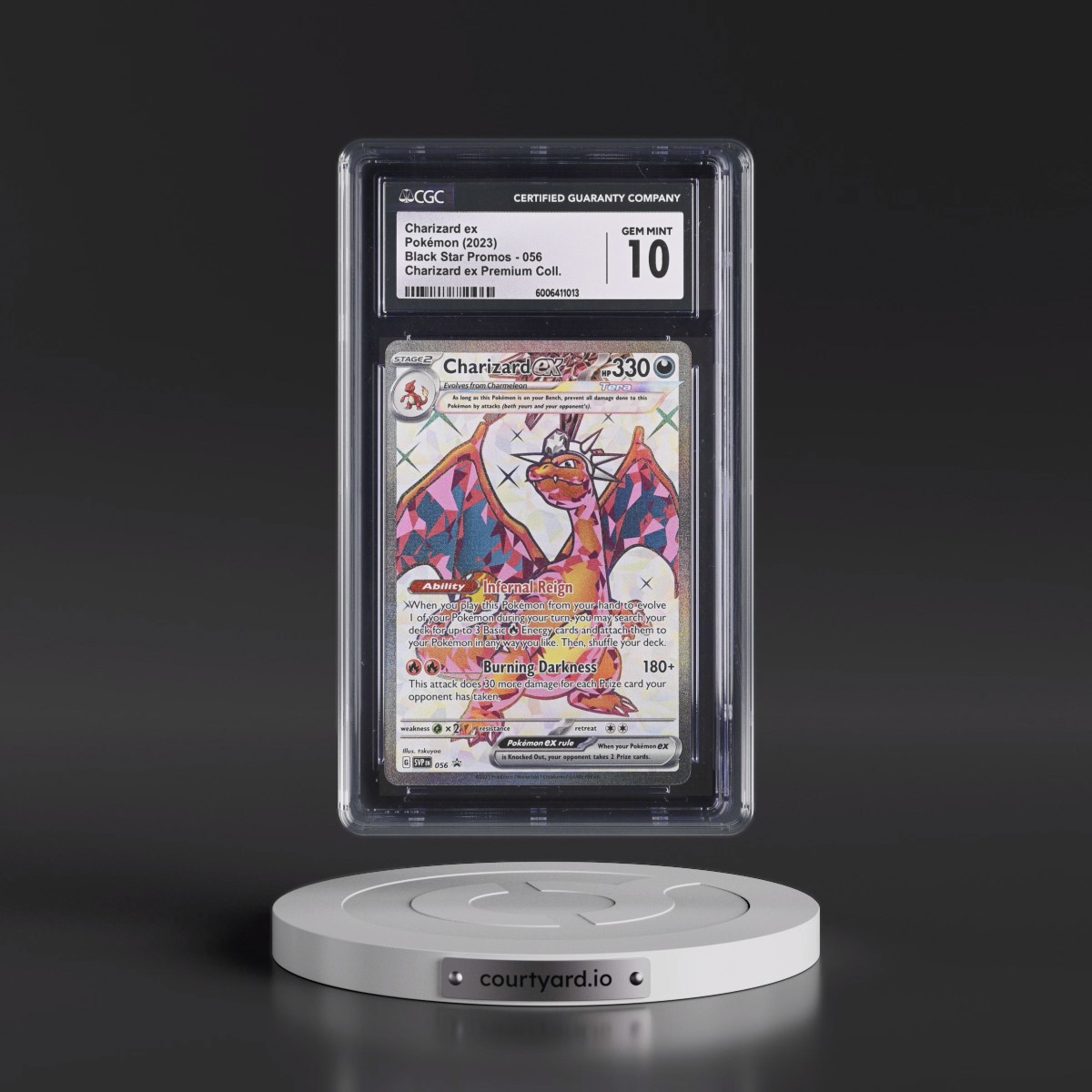 2023 Black Star Promos - Scarlet & Violet SVP EN #056 Charizard ex - Charizard ex Premium Collection (Holo) (CGC 10 GEM MINT)