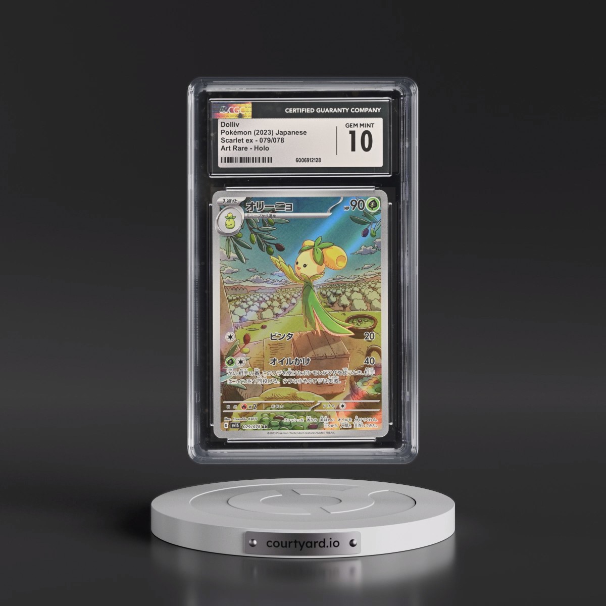 2023 Scarlet ex #079/078 Dolliv - Art Rare Holo (CGC 10 GEM MINT)