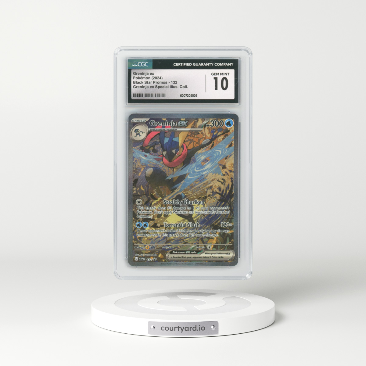 2023 Black Star Promos - Scarlet & Violet SVP EN #132 Greninja ex - Greninja ex Special Illus. Collection (CGC 10 GEM MINT)