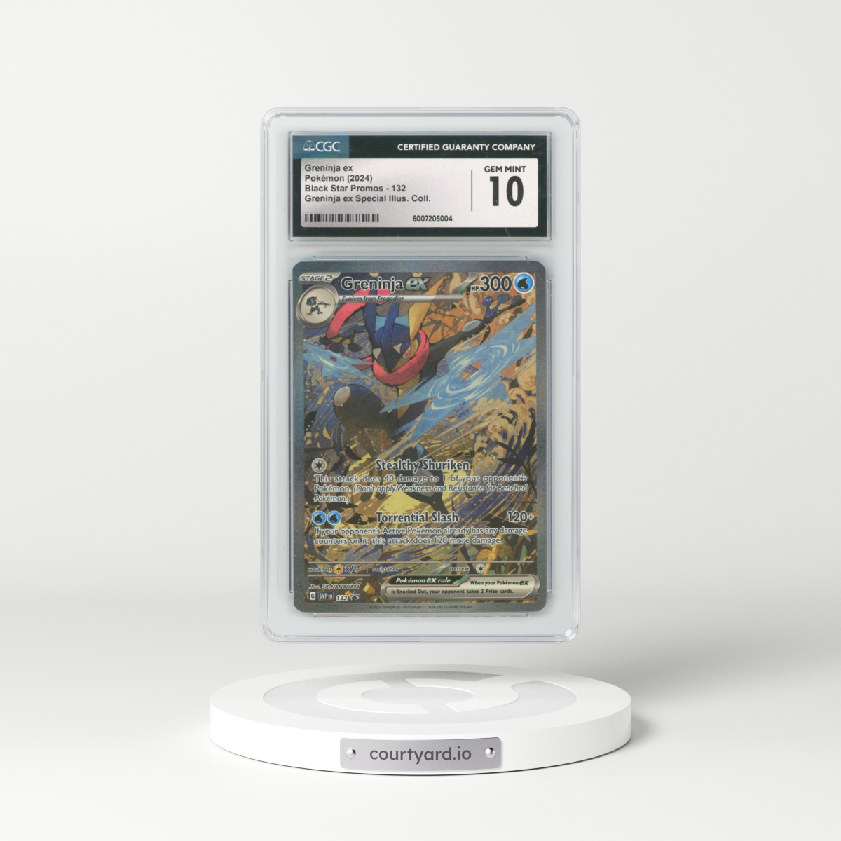 2023 Black Star Promos - Scarlet & Violet SVP EN #132 Greninja ex - Greninja ex Special Illus. Collection (CGC 10 GEM MINT)