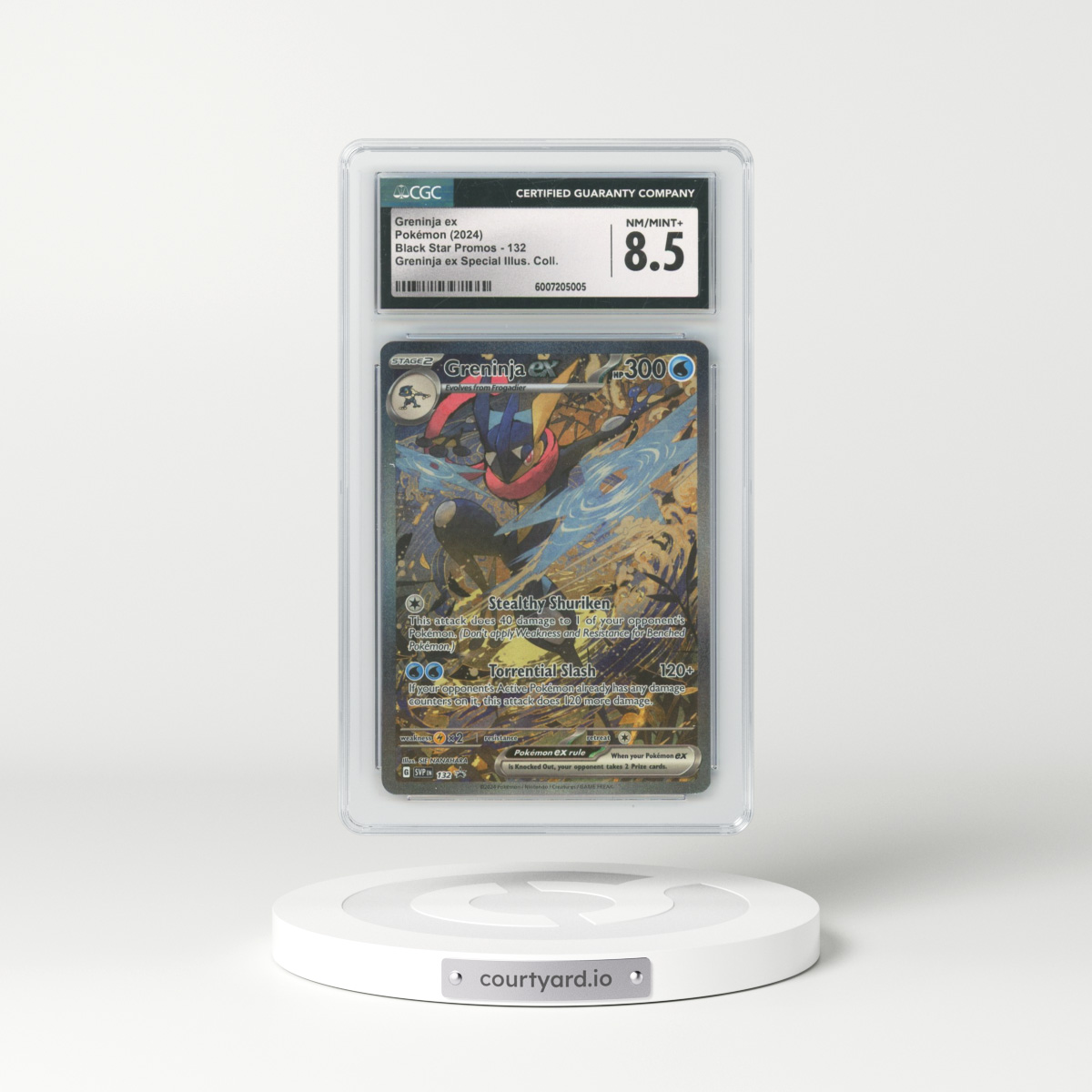 2023 Black Star Promos - Scarlet & Violet SVP EN #132 Greninja ex - Greninja ex Special Illus. Collection (CGC 8.5 NM-MT+)