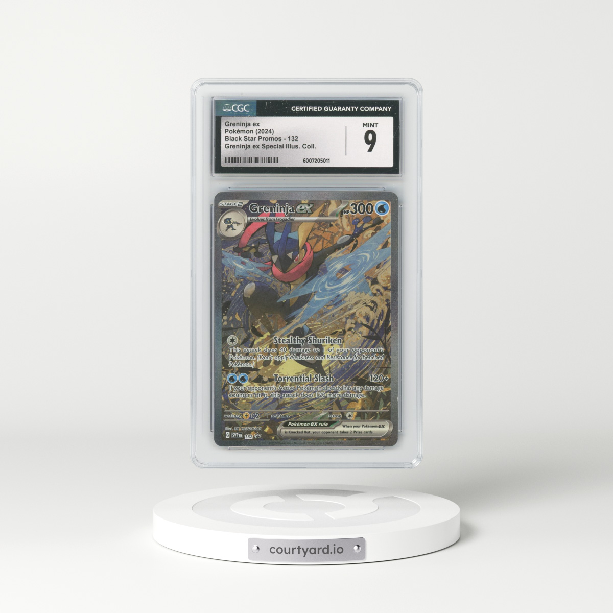 2023 Black Star Promos - Scarlet & Violet SVP EN #132 Greninja ex - Greninja ex Special Illus. Collection (CGC 9 MINT)