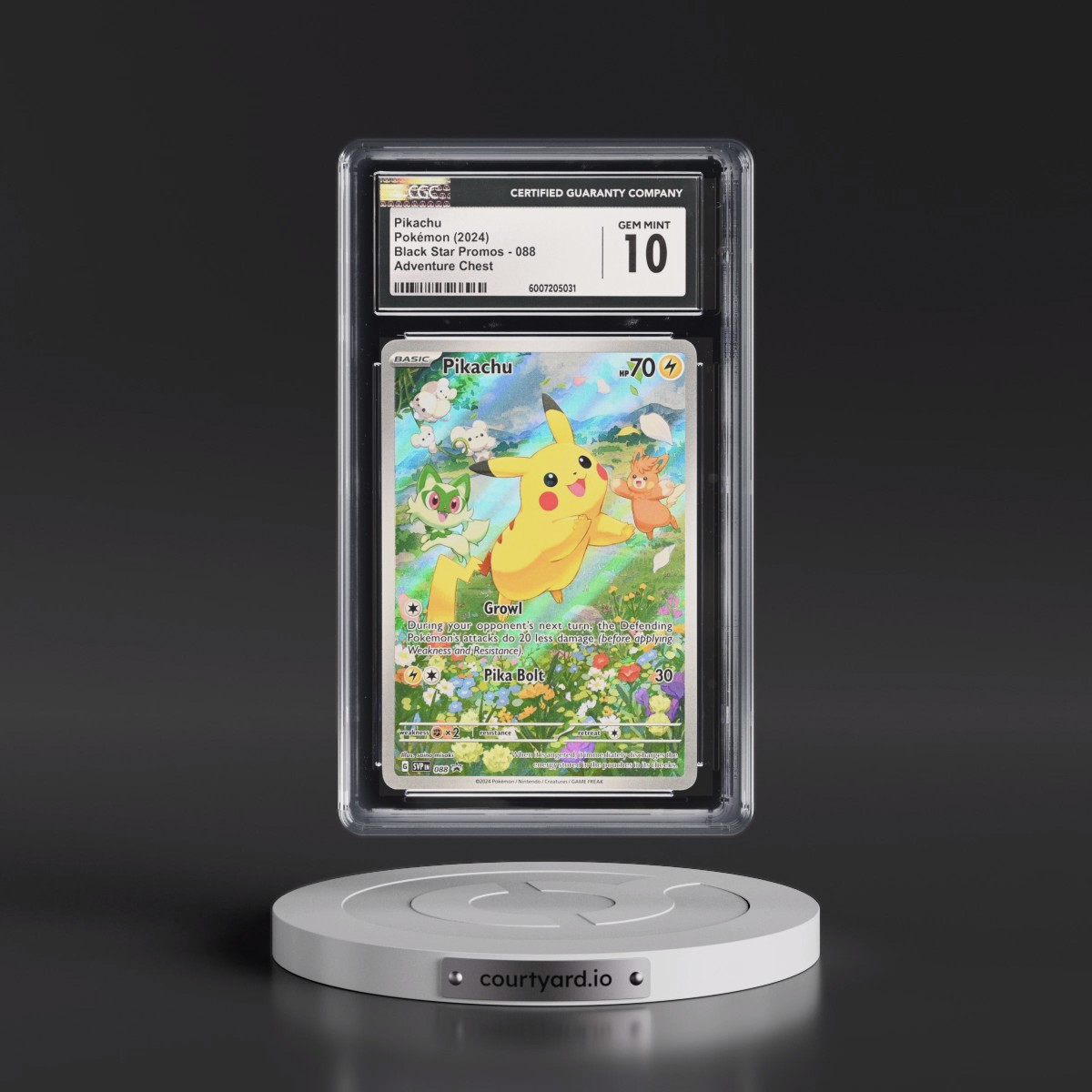 2023 Black Star Promos - Scarlet & Violet SVP EN #088 Pikachu - Adventure Chest (Holo) (CGC 10 GEM MINT)