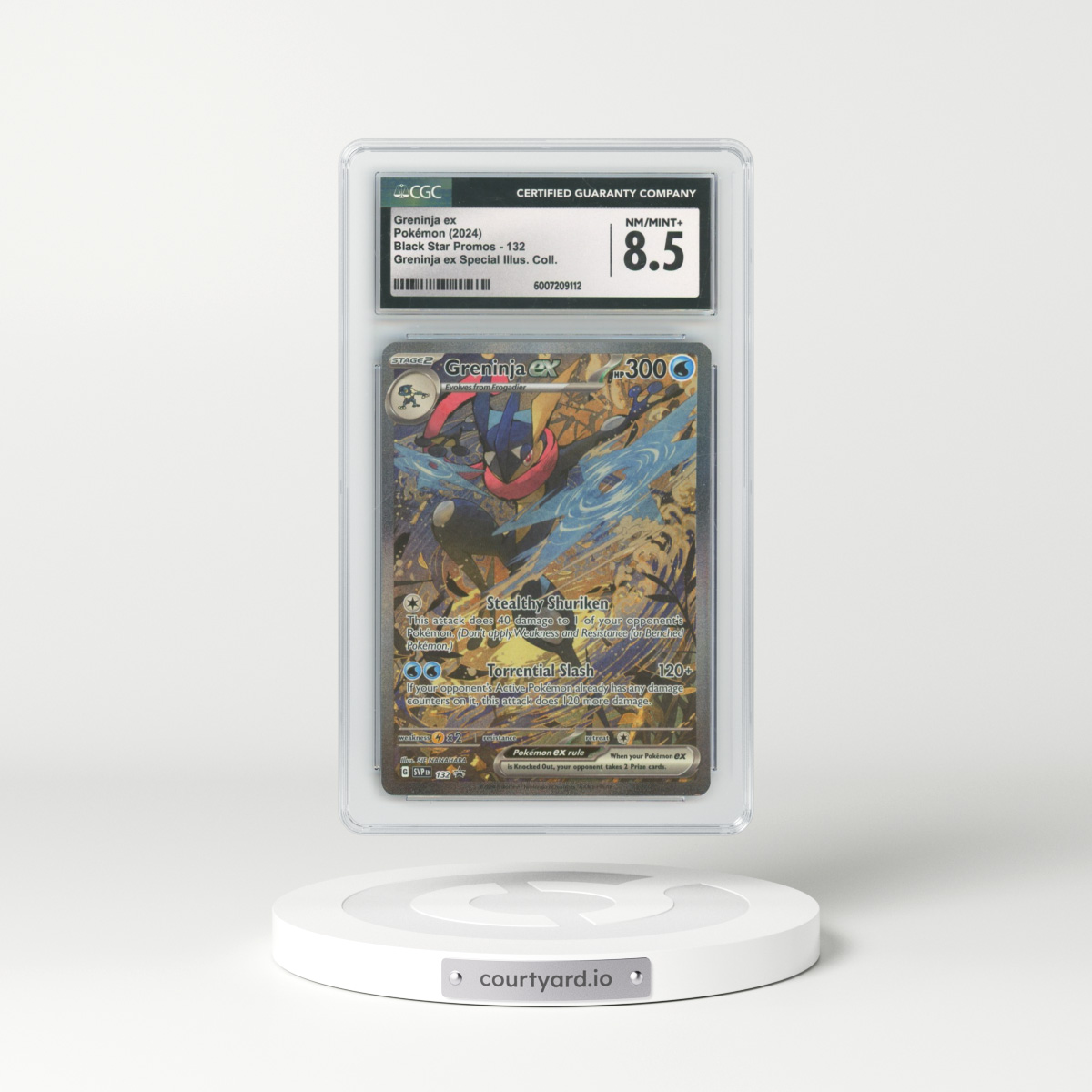 2023 Black Star Promos - Scarlet & Violet SVP EN #132 Greninja ex - Greninja ex Special Illus. Collection (CGC 8.5 NM-MT+)