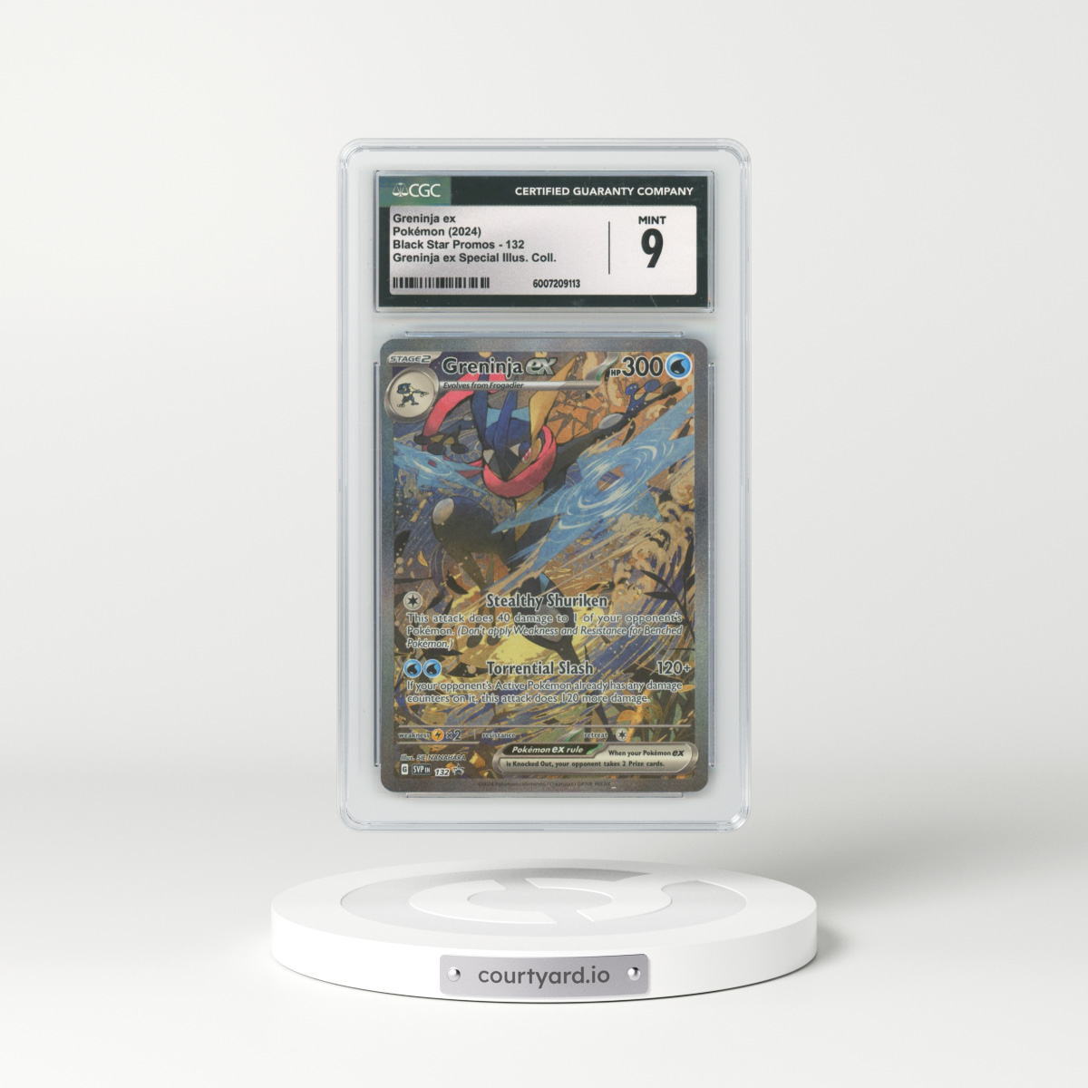 2023 Black Star Promos - Scarlet & Violet SVP EN #132 Greninja ex - Greninja ex Special Illus. Collection (CGC 9 MINT)