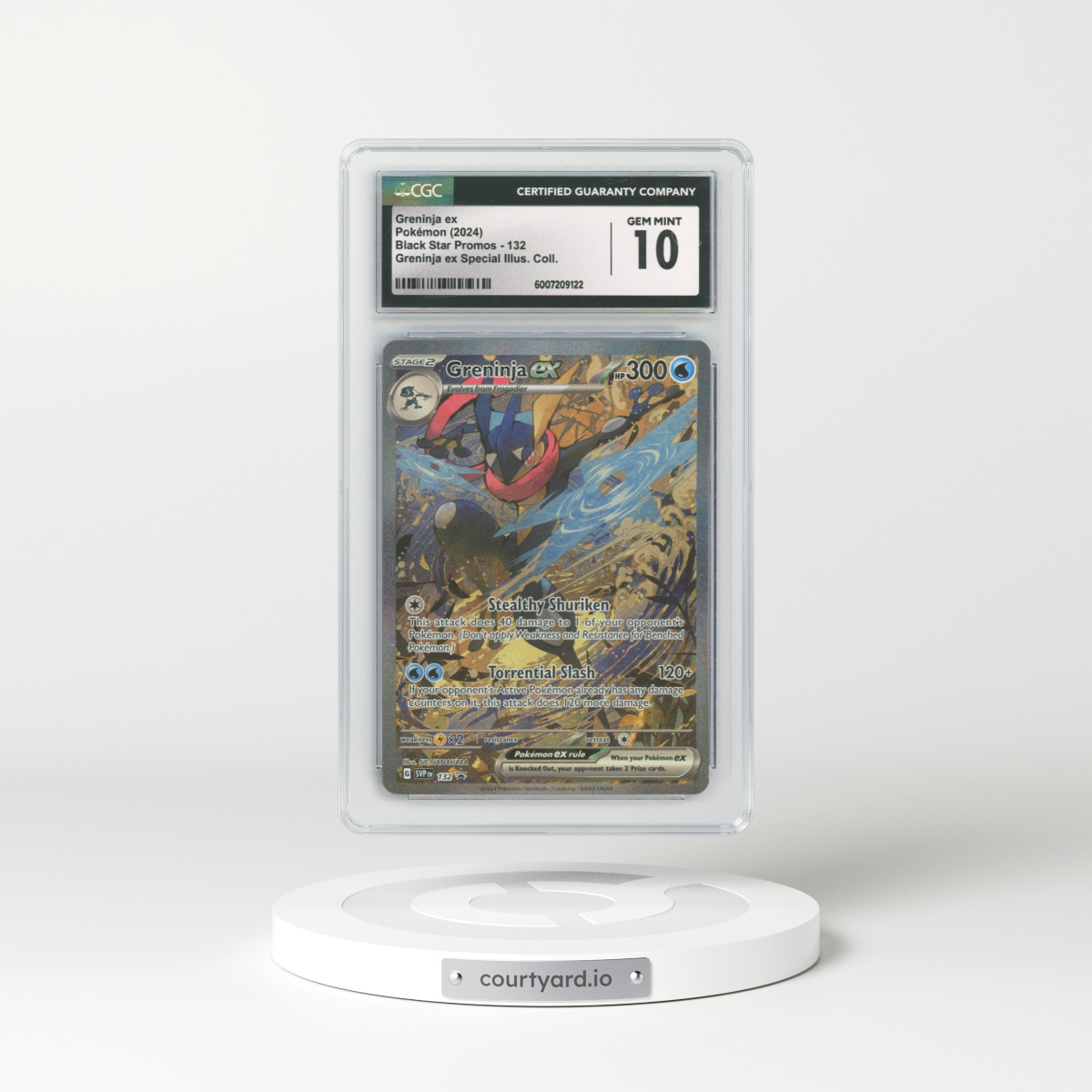 2023 Black Star Promos - Scarlet & Violet SVP EN #132 Greninja ex - Greninja ex Special Illus. Collection (CGC 10 GEM MINT)