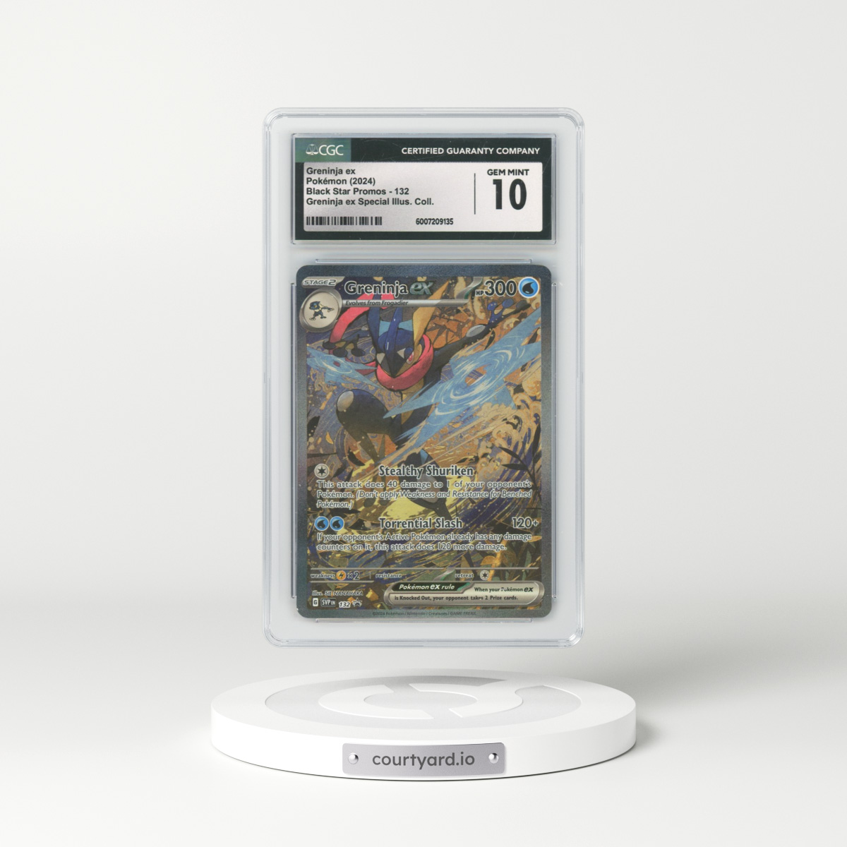 2023 Black Star Promos - Scarlet & Violet SVP EN #132 Greninja ex - Greninja ex Special Illus. Collection (CGC 10 GEM MINT)
