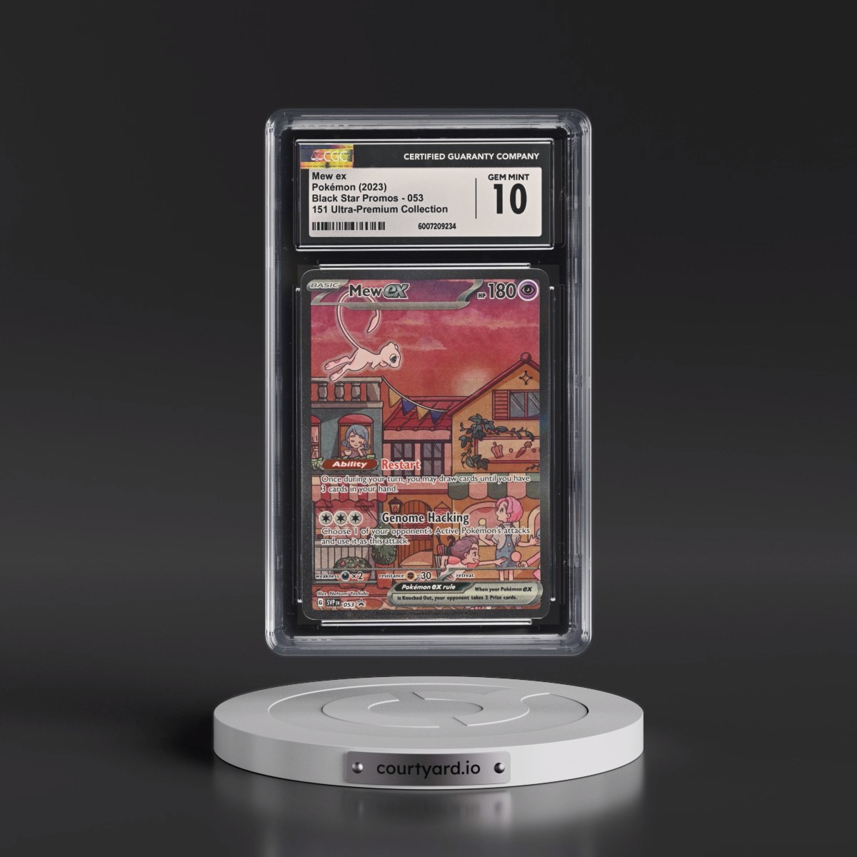 2023 Black Star Promos - Scarlet & Violet SVPEN #053 Mew ex - 151 Ultra-Premium Collection (Holo) (CGC 10 GEM MINT)