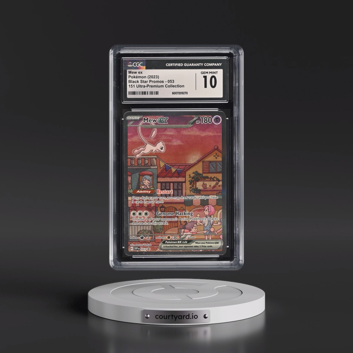 2023 Black Star Promos - Scarlet & Violet SVPEN #053 Mew ex - 151 Ultra-Premium Collection (Holo) (CGC 10 GEM MINT)