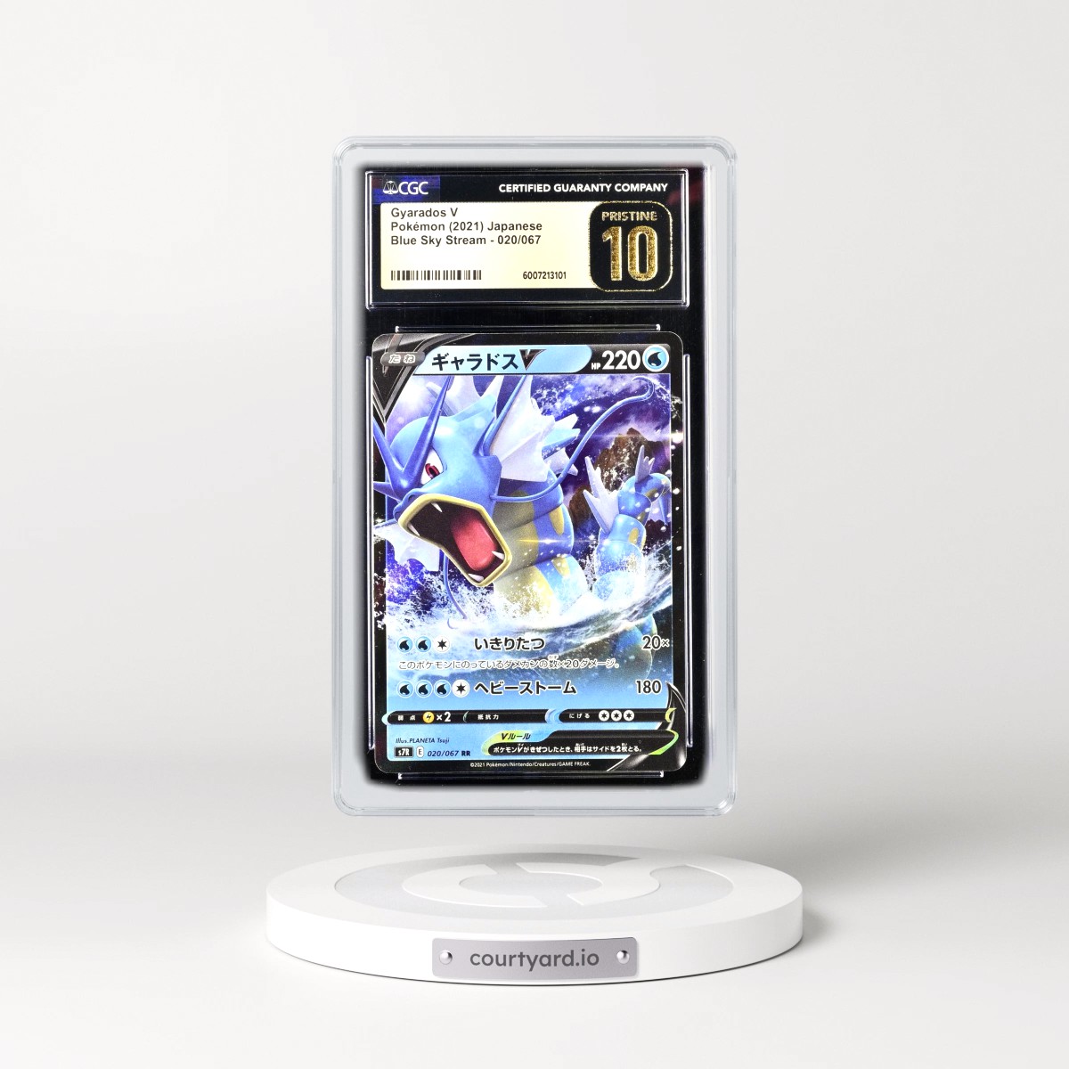 2021 Blue Sky Stream #020/067 Gyarados V - Holo (CGC 10 PRISTINE)