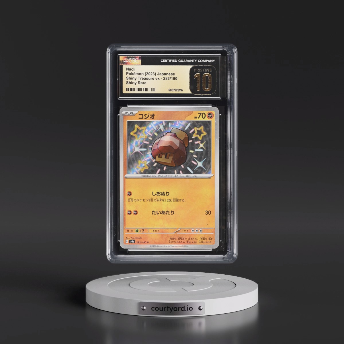 2023 Shiny Treasure ex #283/190 Nacli - Shiny Rare Holo (CGC 10 PRISTINE)