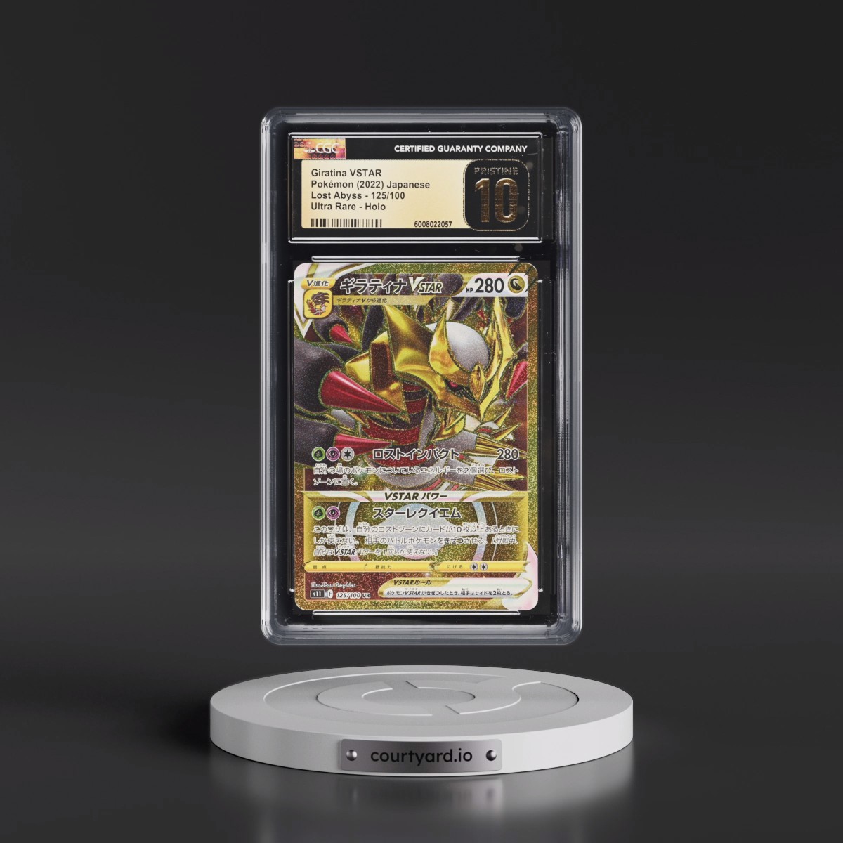 2022 Lost Abyss #125/100 Giratina VSTAR - Ultra Rare Holo (CGC 10 PRISTINE)