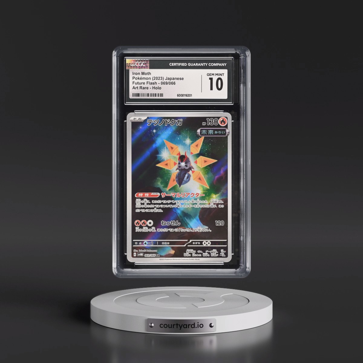 2023 Future Flash #069/066 Iron Moth - Art Rare Holo (CGC 10 GEM MINT)