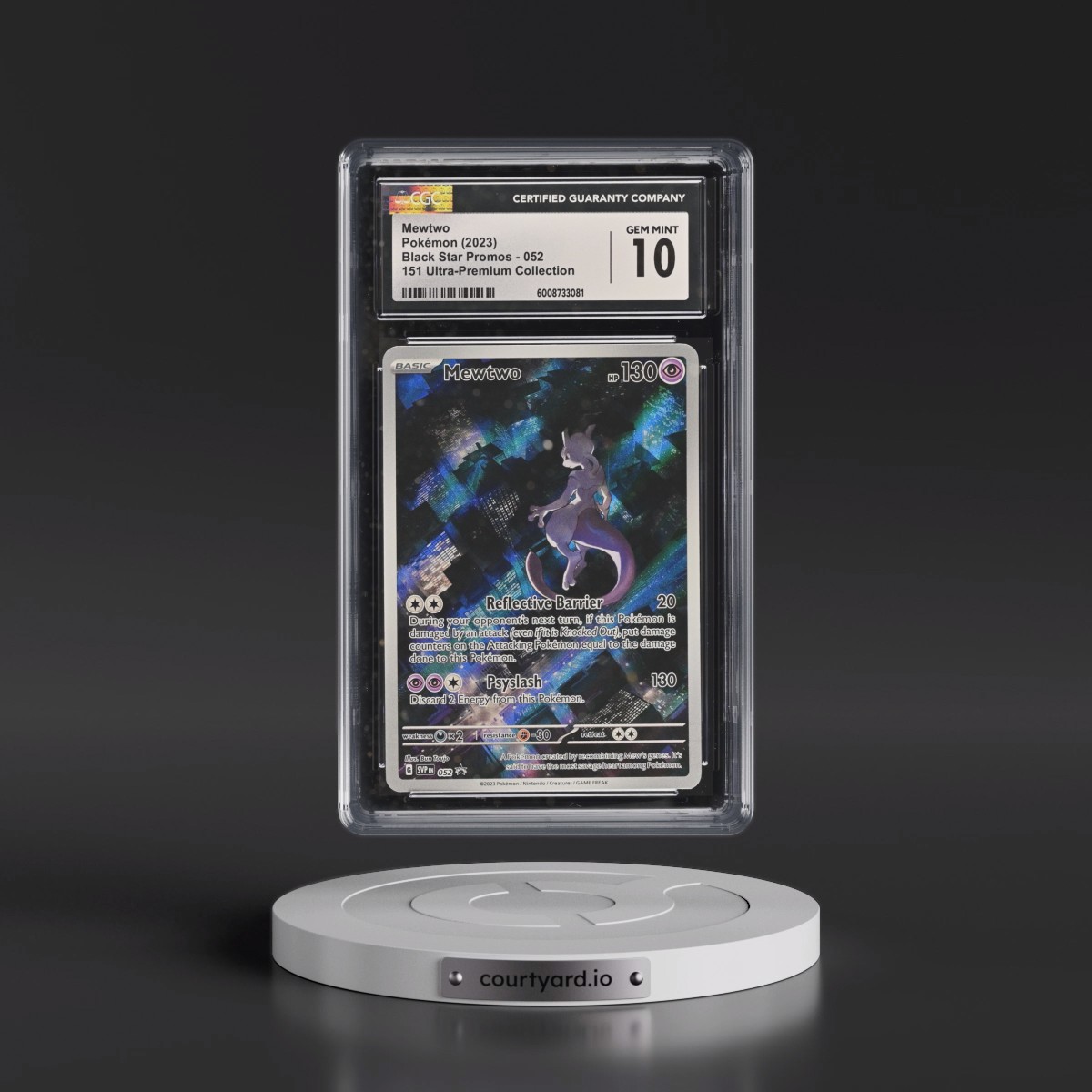 2023 Black Star Promos - Scarlet & Violet SVPEN #052 Mewtwo - 151 Ultra-Premium Collection (Holo) (CGC 10 GEM MINT)