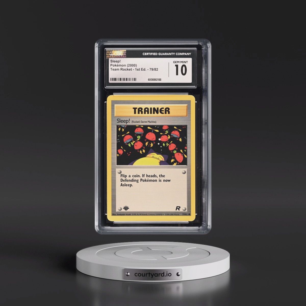 2000 Team Rocket #79/82 Sleep! - 1st Edition 1st Edition (CGC 10 GEM MINT)