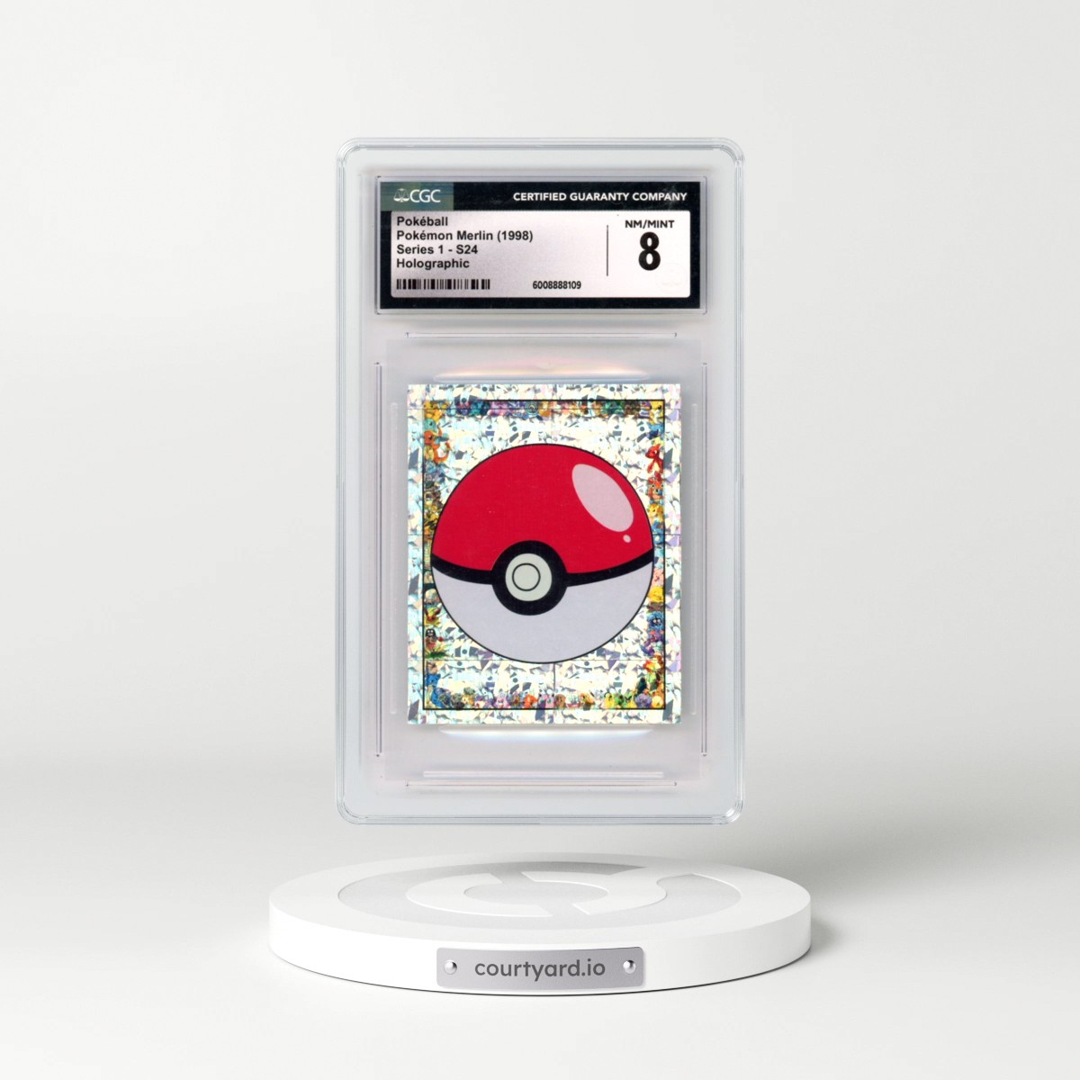 1998 Series 1 #S24 Pok^ball - Special Glitter (CGC 8 NM-MT)
