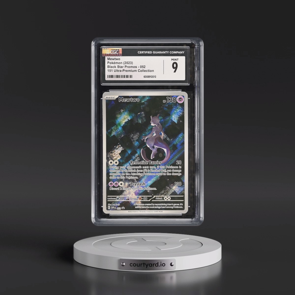 2023 Black Star Promos - Scarlet & Violet SVPEN #052 Mewtwo - 151 Ultra-Premium Collection (Holo) (CGC 9 MINT)
