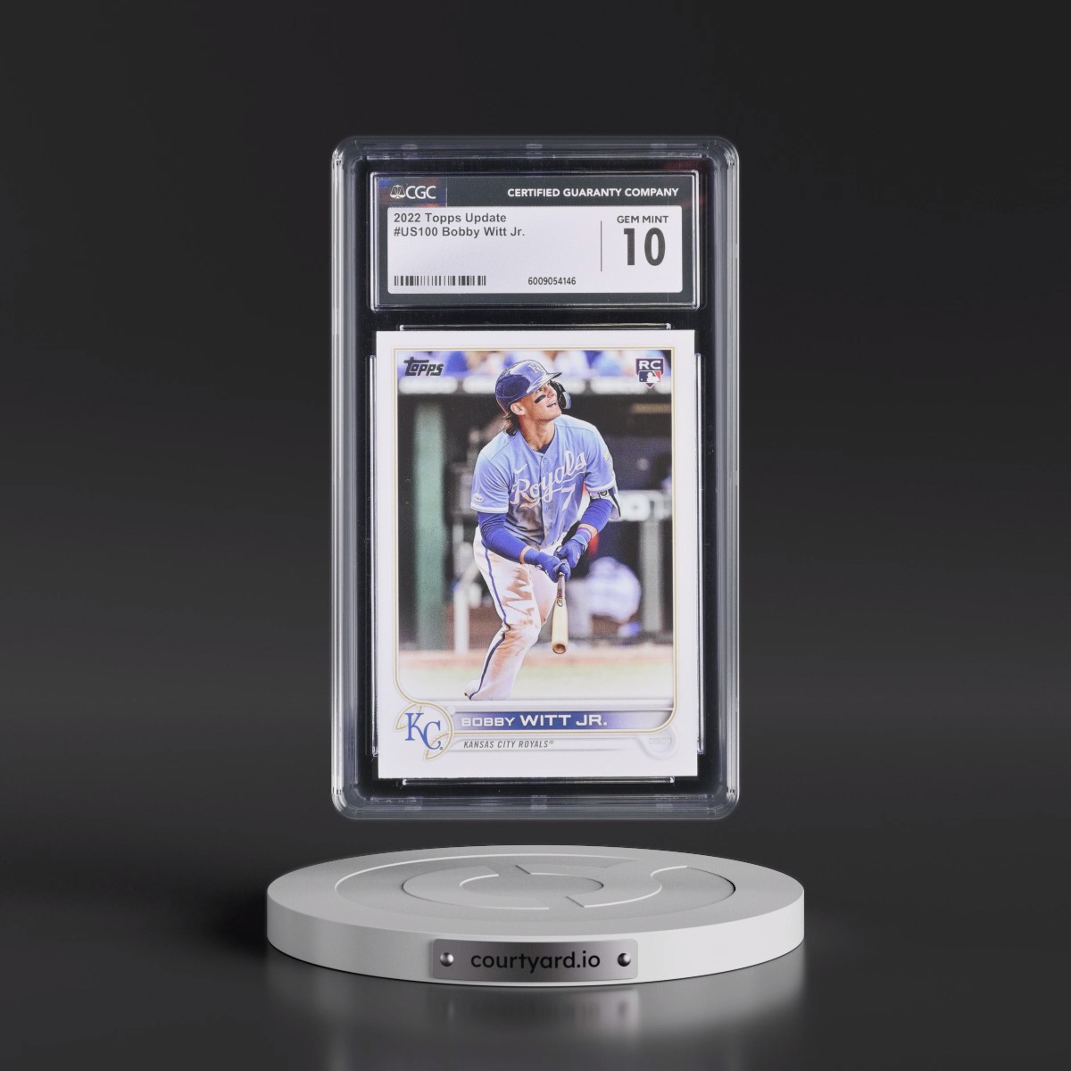 2022 Topps Update #US100 Bobby Witt Jr. (CGC 10 GEM MINT)