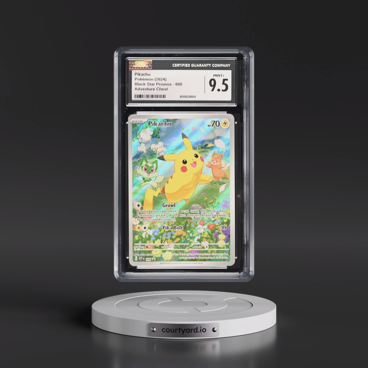 2023 Black Star Promos - Scarlet & Violet SVP EN #088 Pikachu - Adventure Chest (Holo) (CGC 9.5 MINT+)