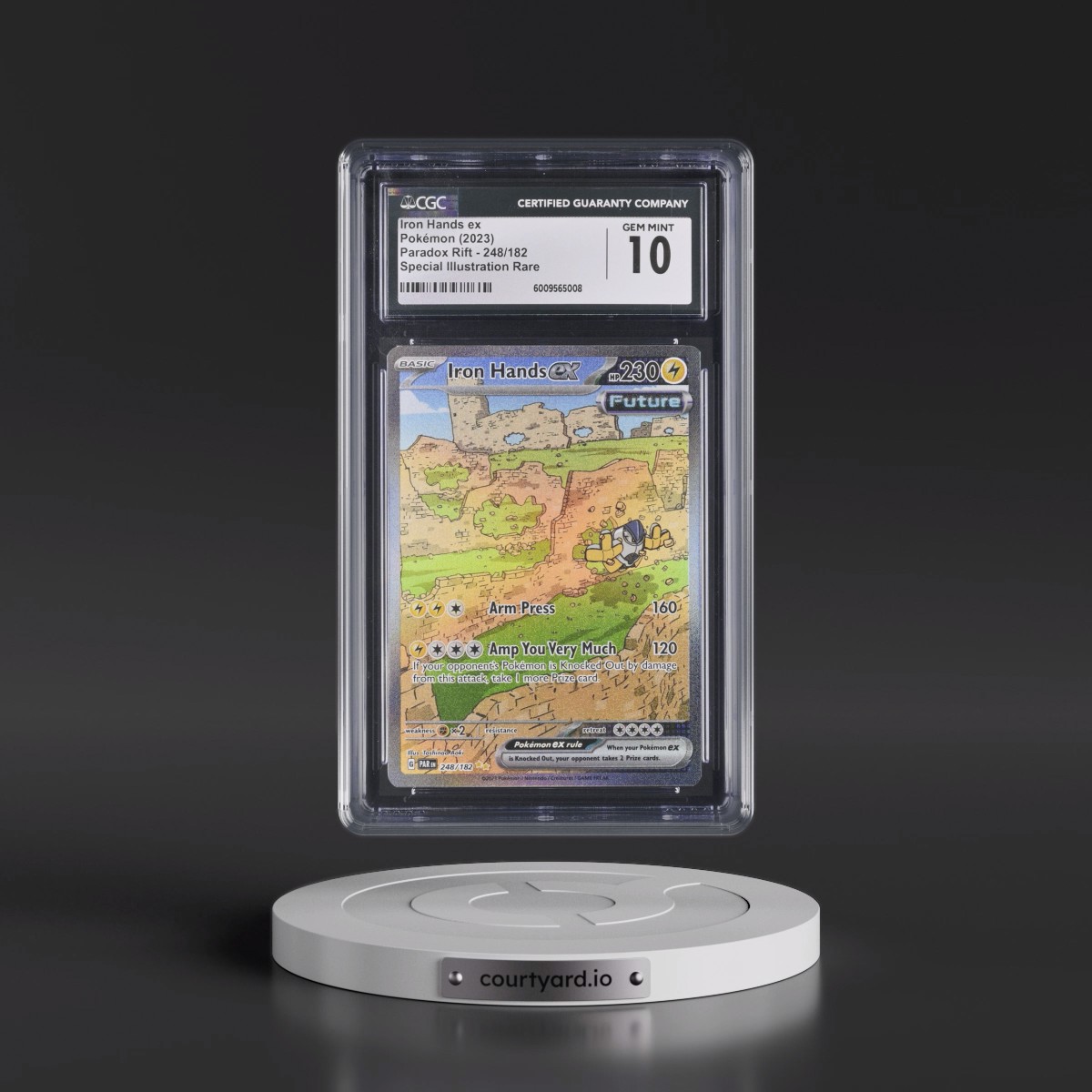 2023 Paradox Rift - PAR EN #248/182 Iron Hands ex - Special Illustration Rare (CGC 10 GEM MINT)